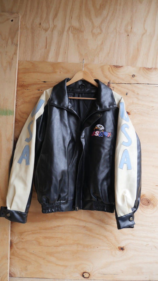 2000s USA Leather Jacket