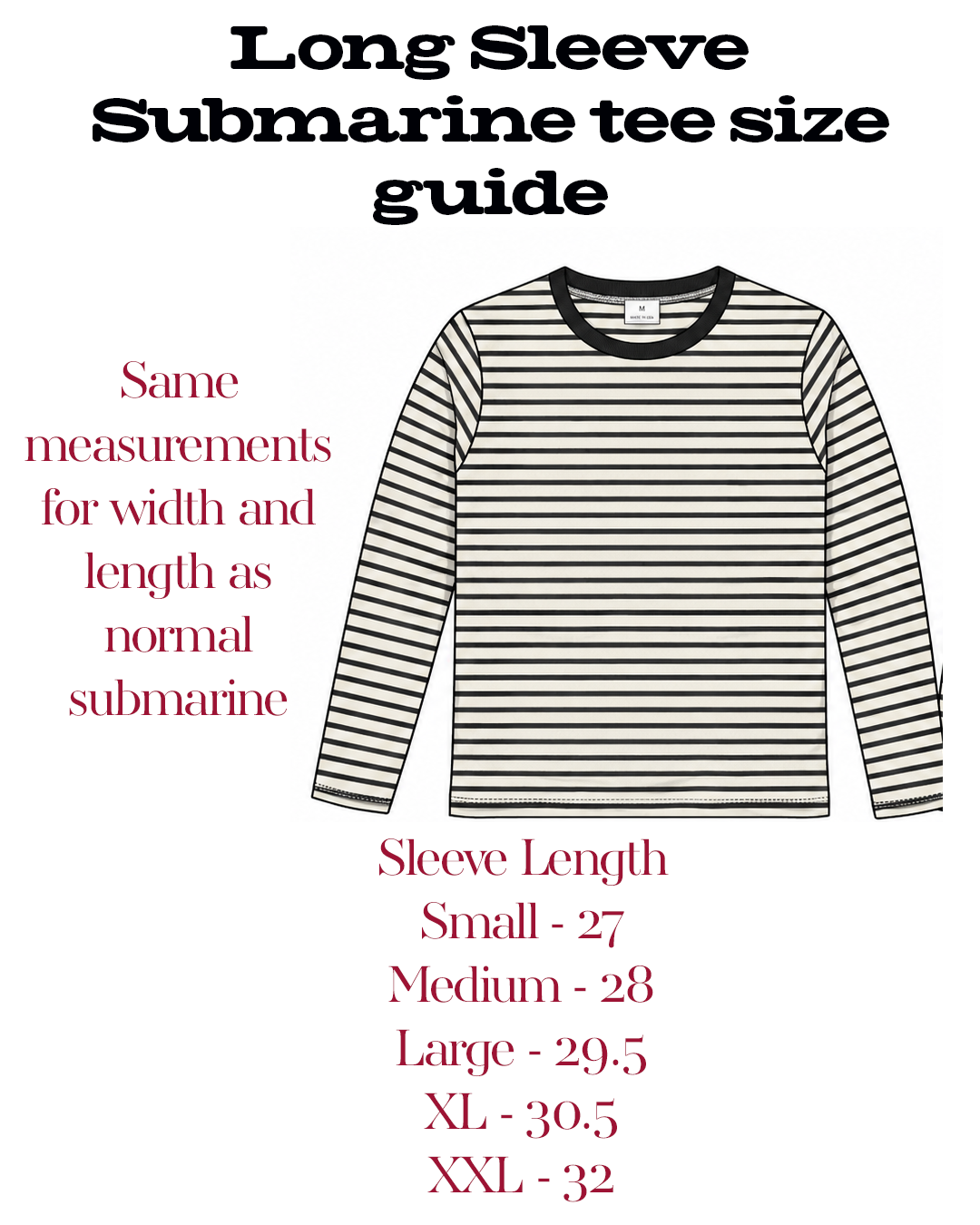 Submarine Tee Long Sleeve - Striped