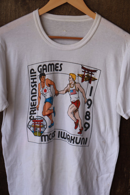 1980s Graphic Sports Tee | M