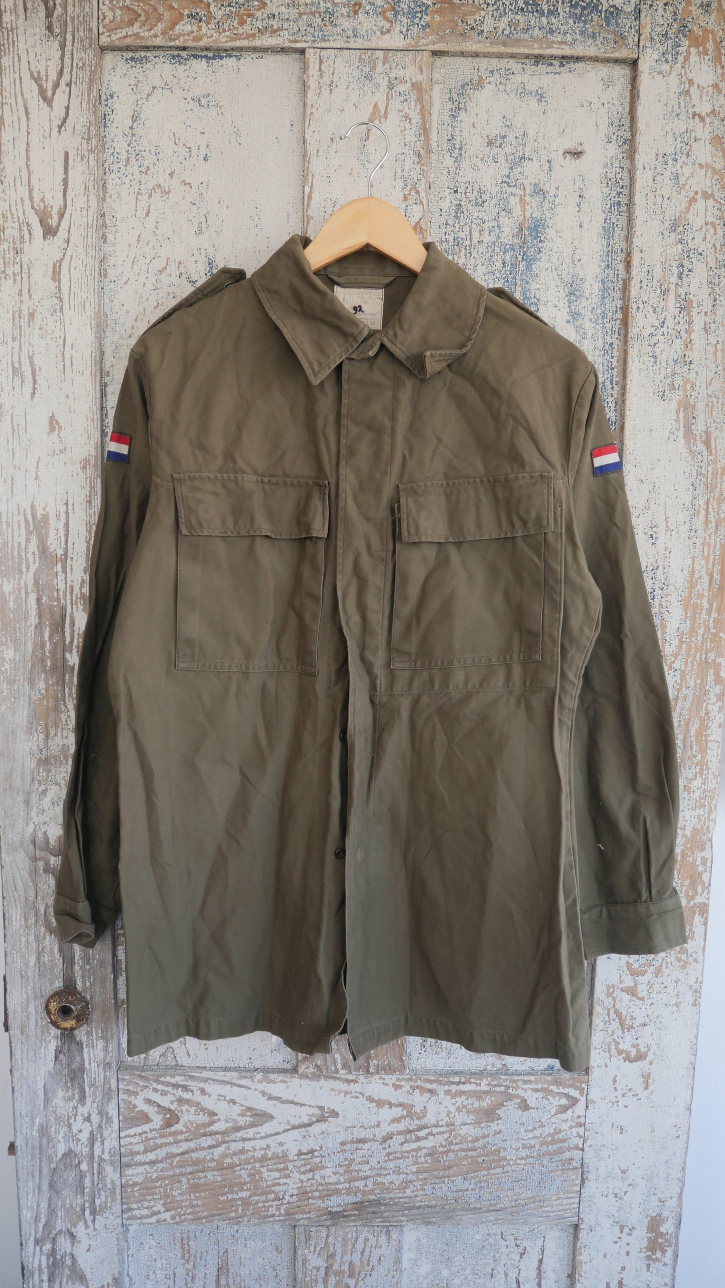 1980s French Military Shirt | L