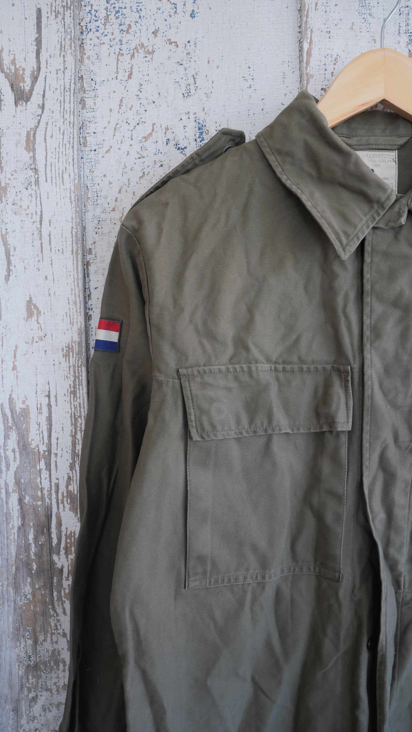 1980s French Military Shirt | L