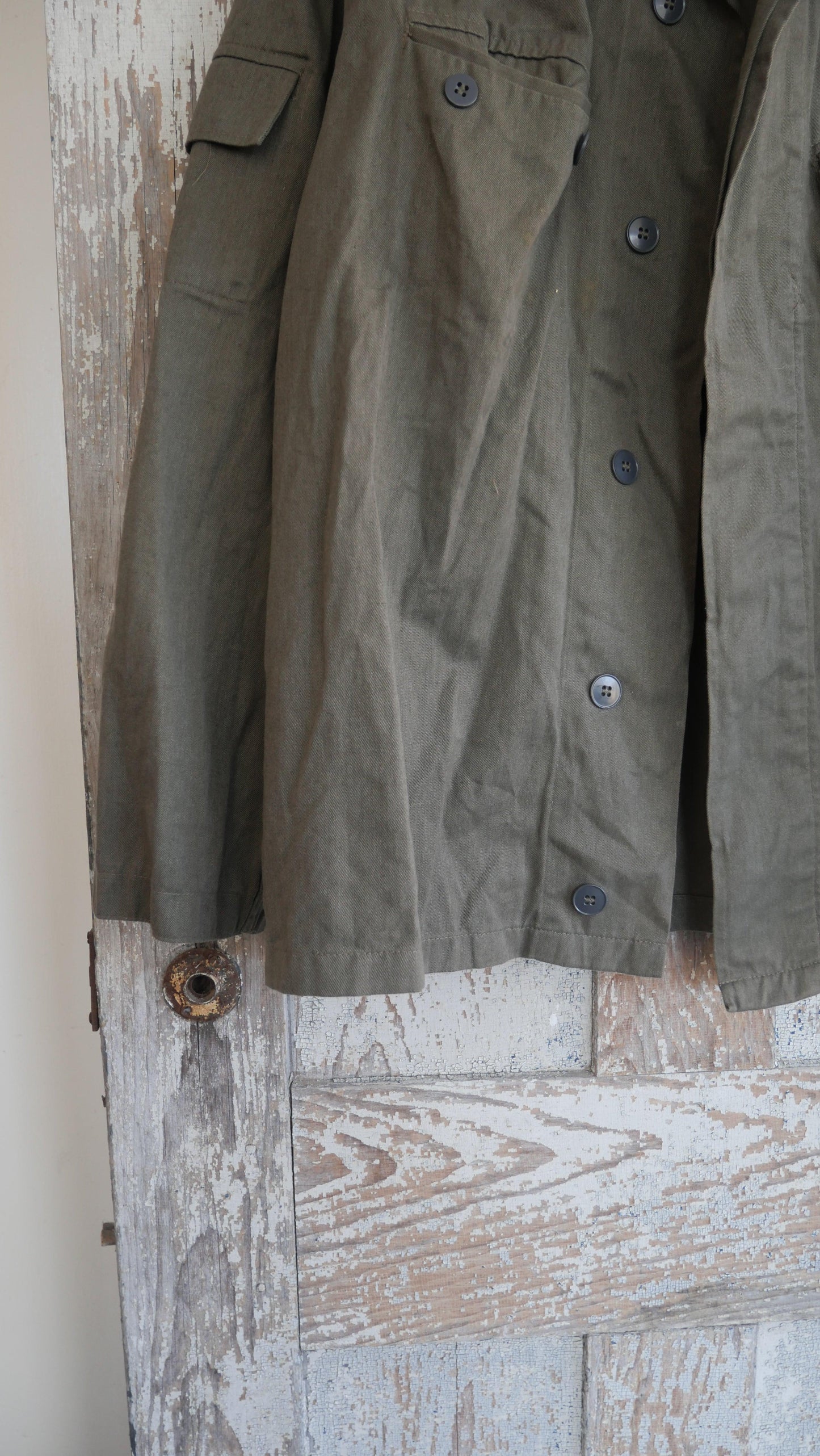 1970s Boxy Military Shirt | L