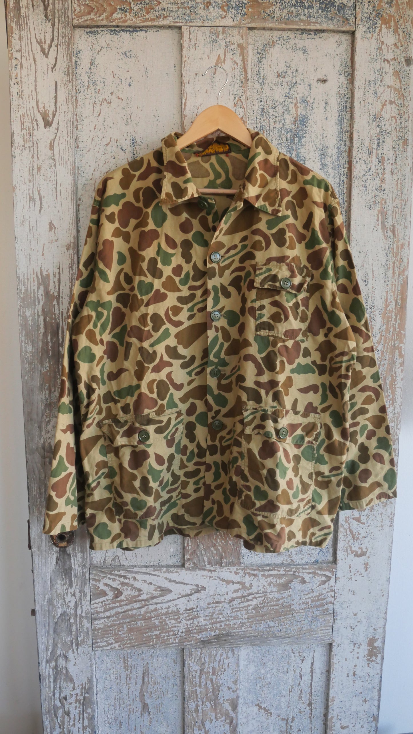 1980s Camo Chore Jacket | L