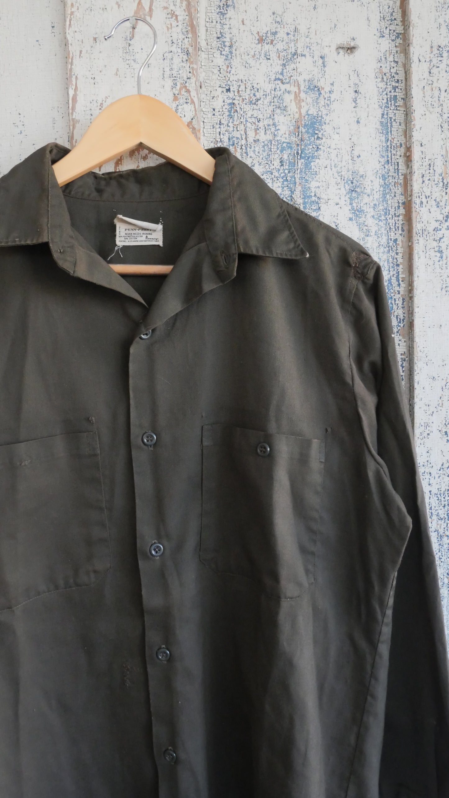 1970s Work Shirt | L