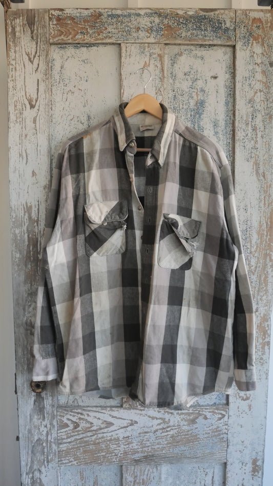 1990s Five Brother Cotton Flannel | L