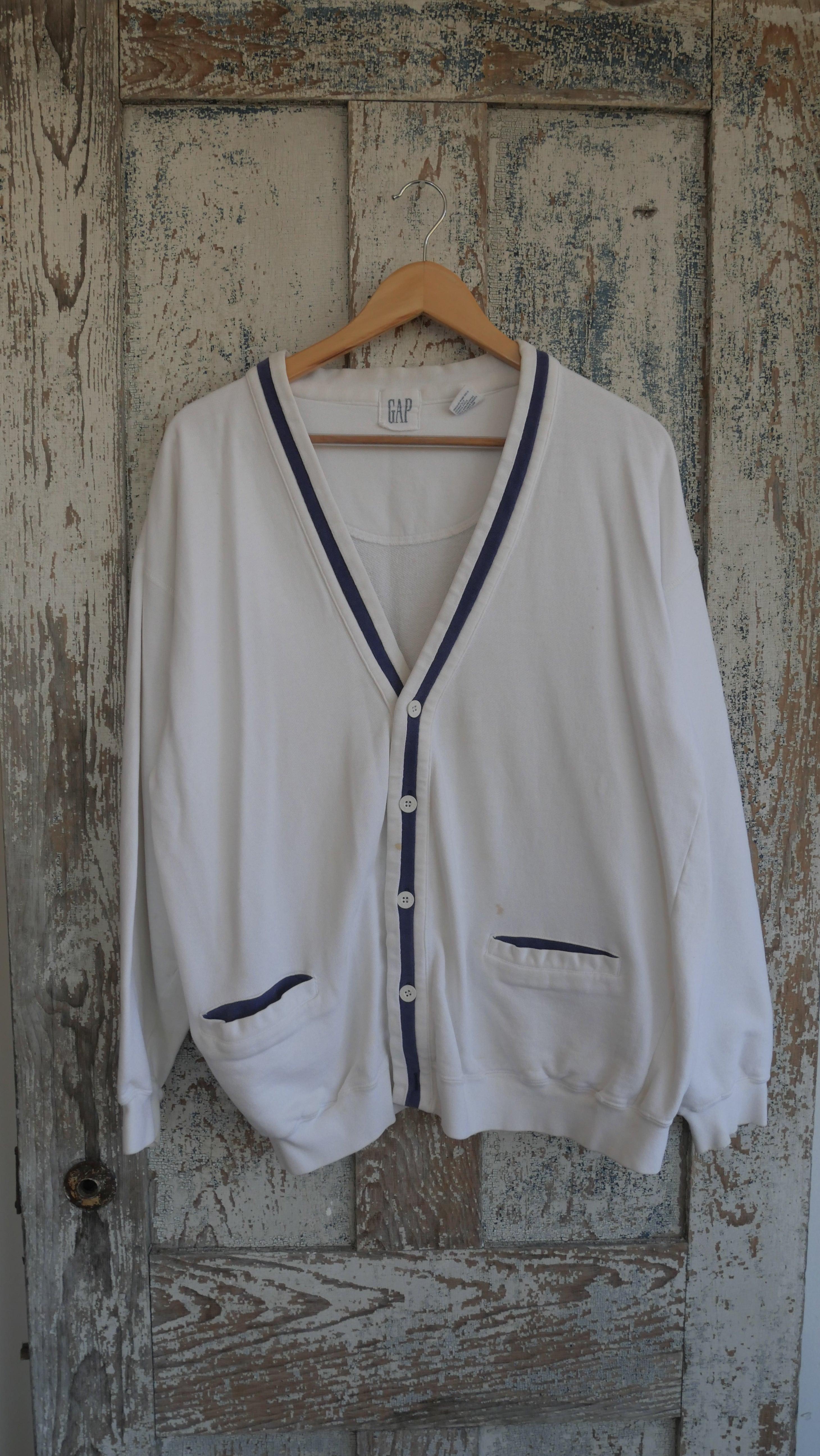 トップス 1990's \"OLD GAP\" Cotton Cardigan 1990s Gap Cotton Cardigan | L – Despise Gossip
