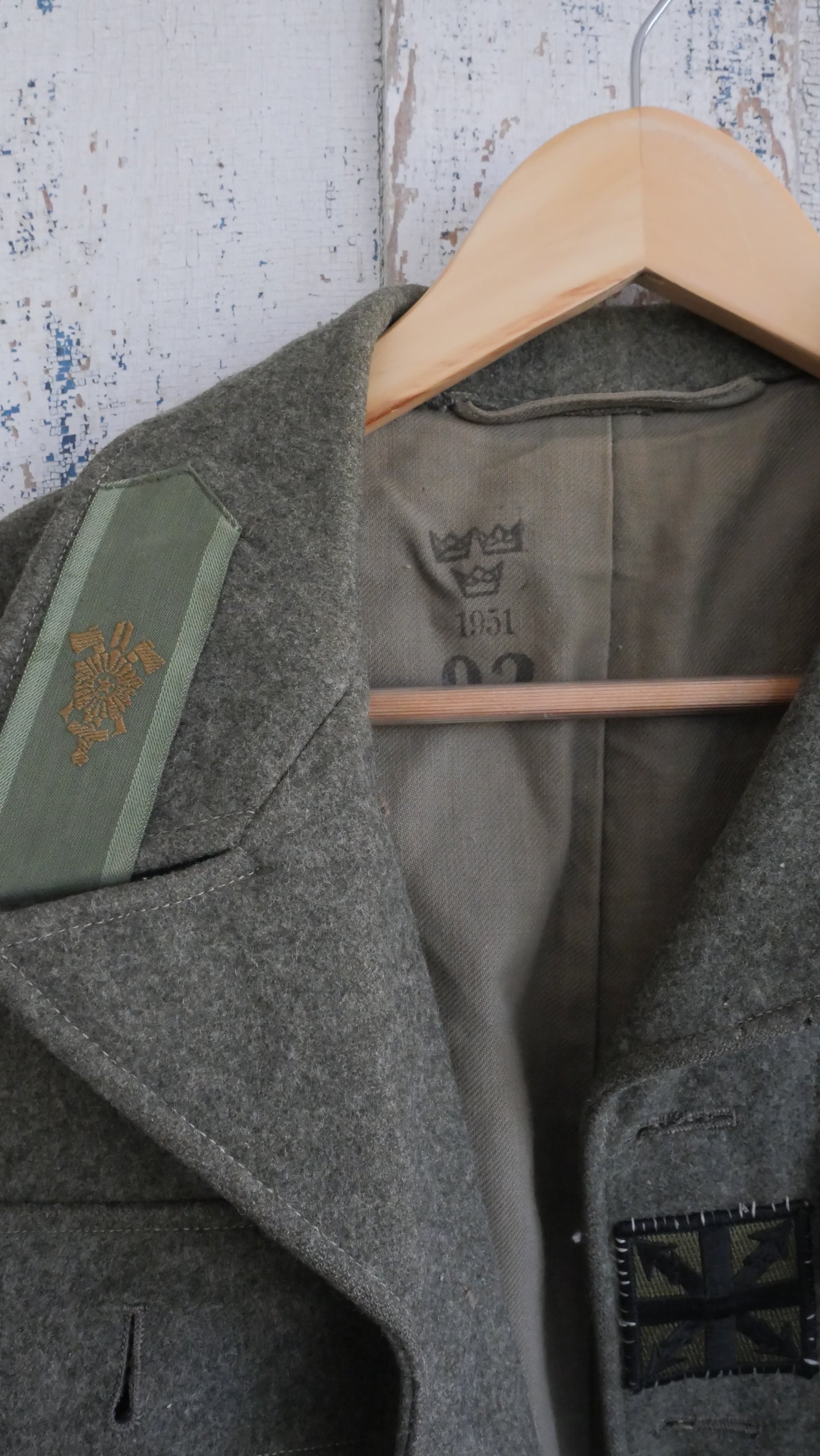 1970s Wool Military Coat | L