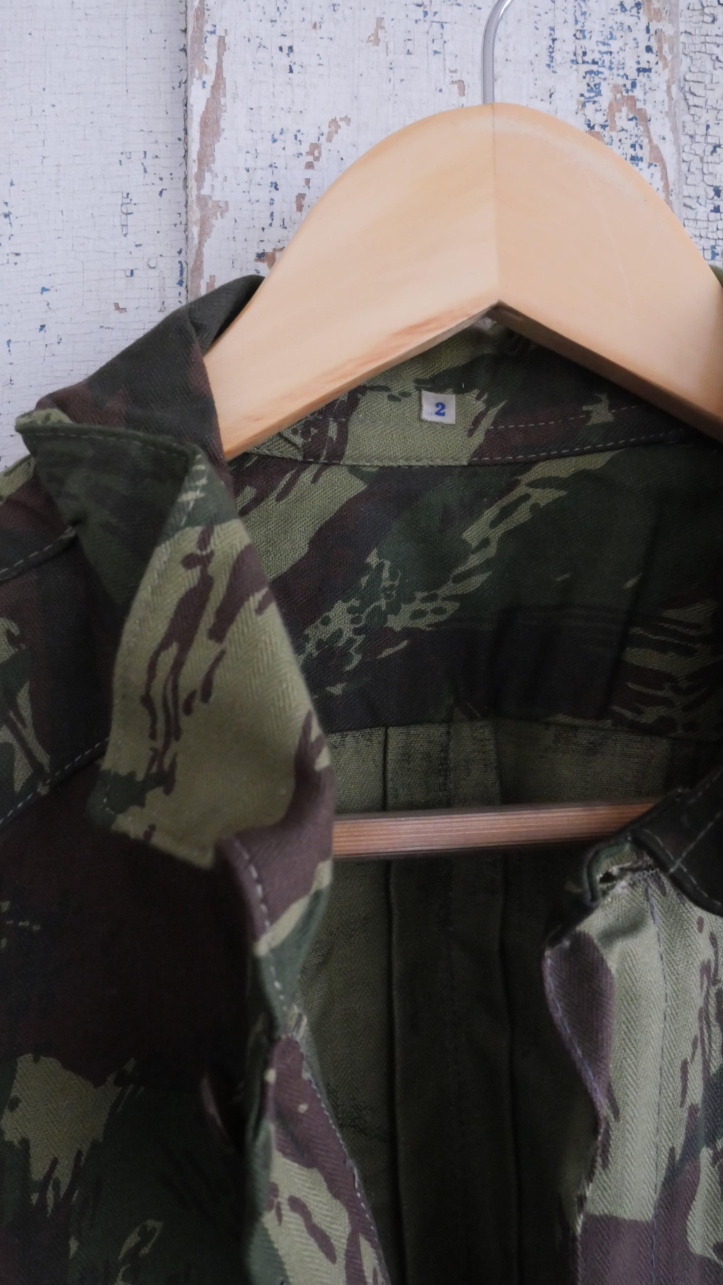 1970s Brushstroke Camo Shirt | M