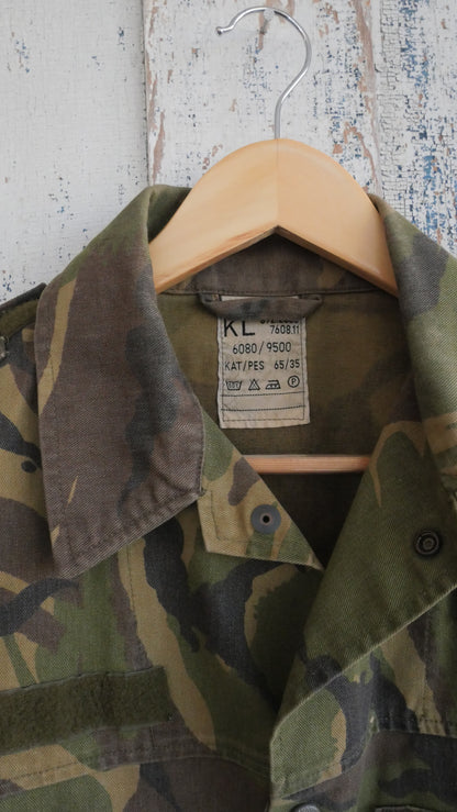 1980s French Camo Military Jacket | L