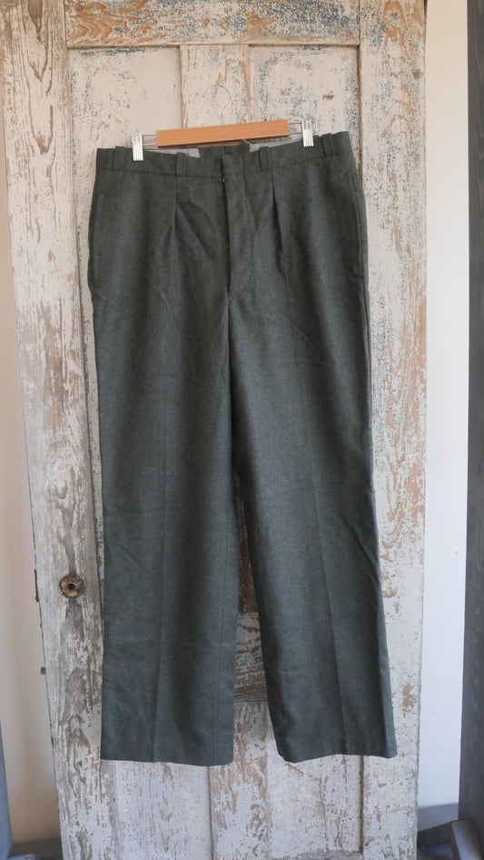1970s Wool Military Pants | 35
