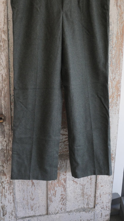 1970s Wool Military Pants | 35