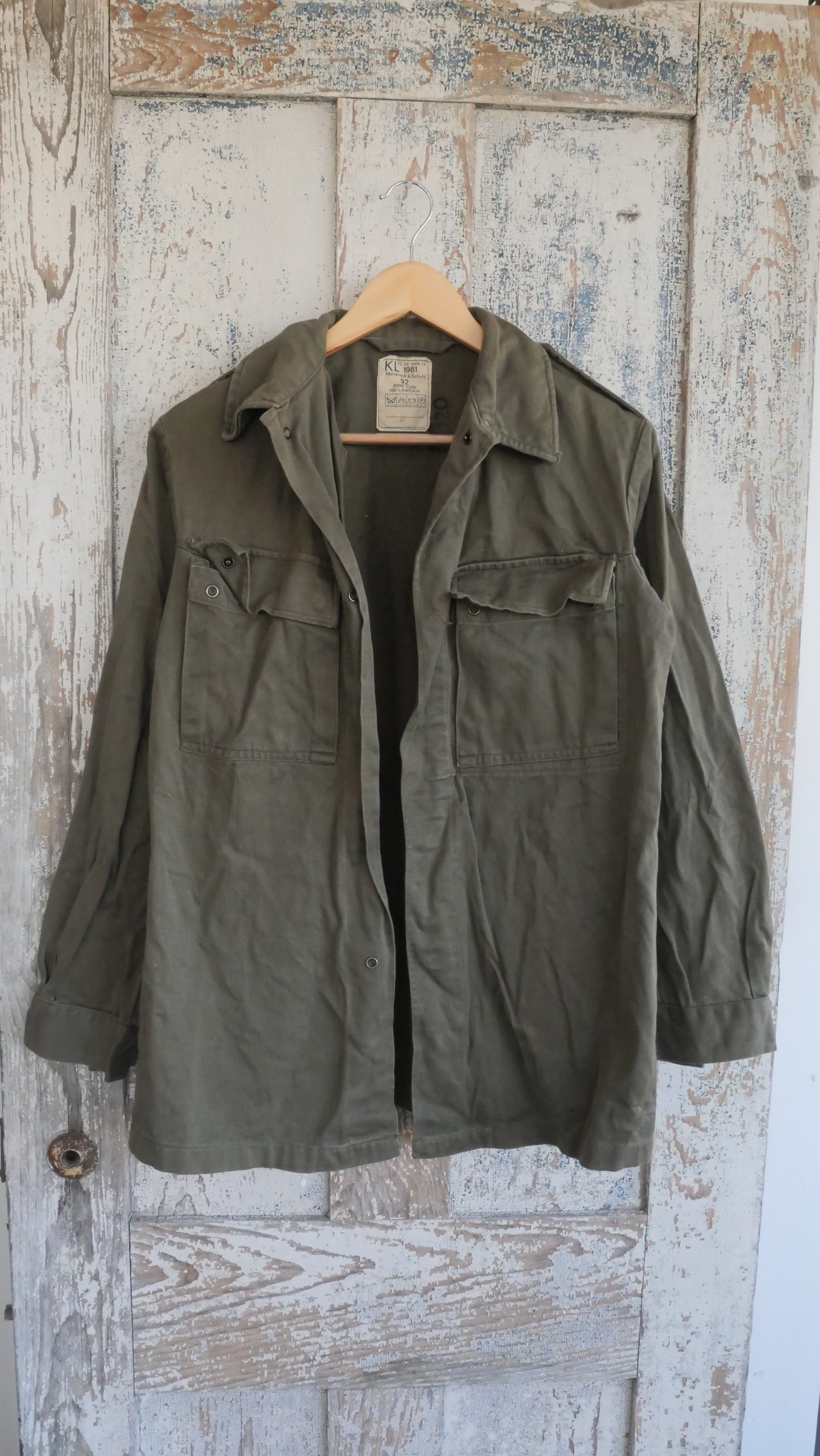 1980s German Military Shirt | M