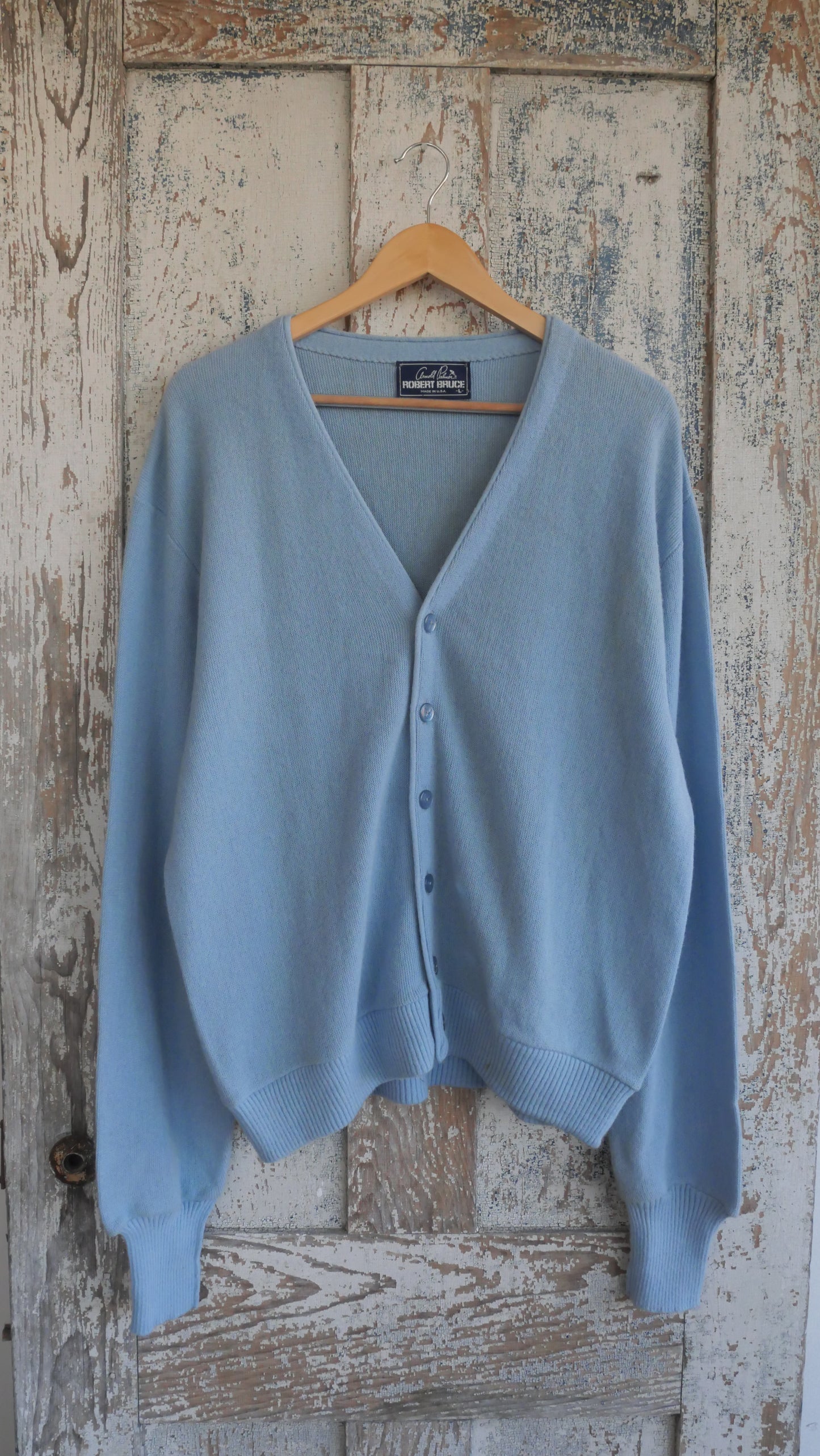 1980s Blue Cardigan | L