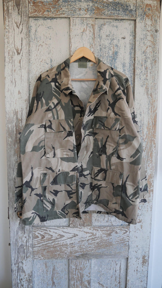 1970s Boxy Camo Chore Jacket | L