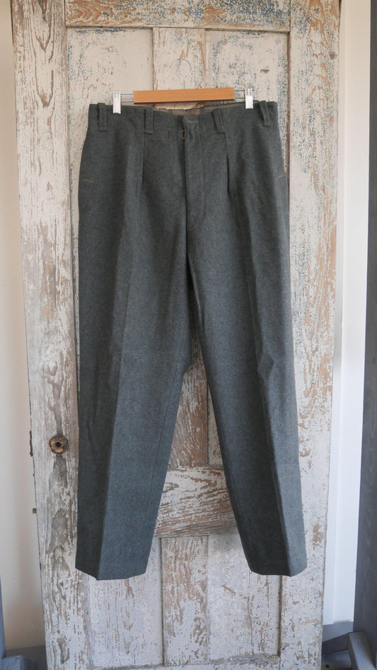 1960s Wool Military Pants | 35