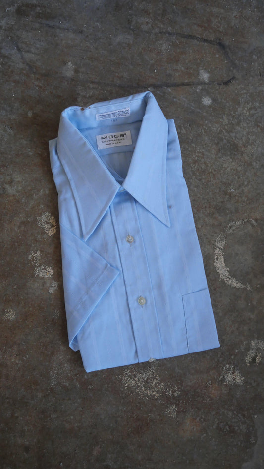 1970s Short Sleeve Deadstock Shirt | M