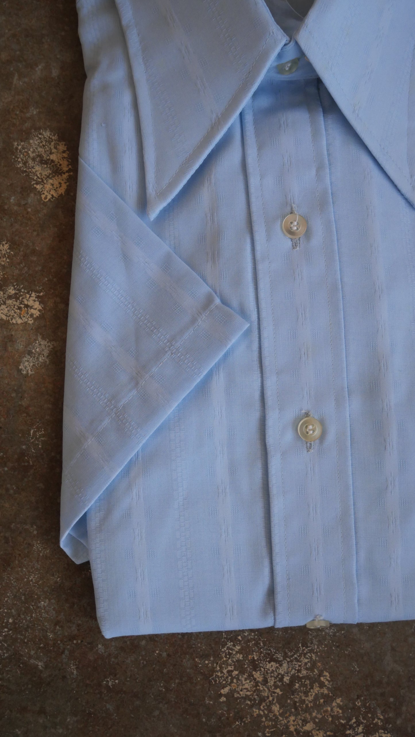 1970s Short Sleeve Deadstock Shirt | M