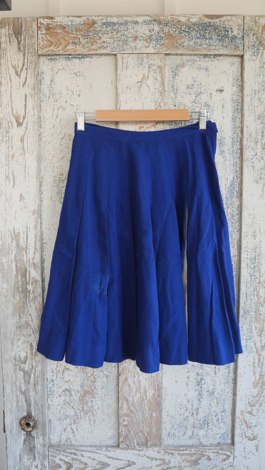 1950s Wool Skirt | 28