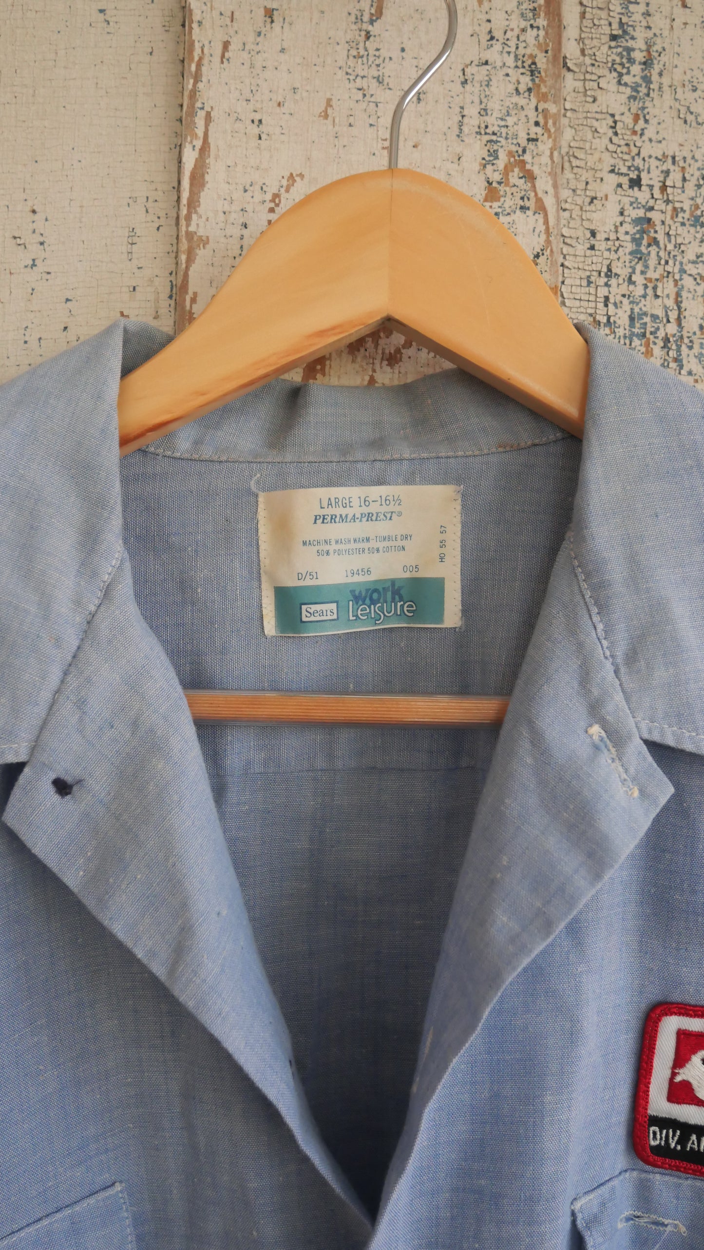 1970s Work Shirt | L