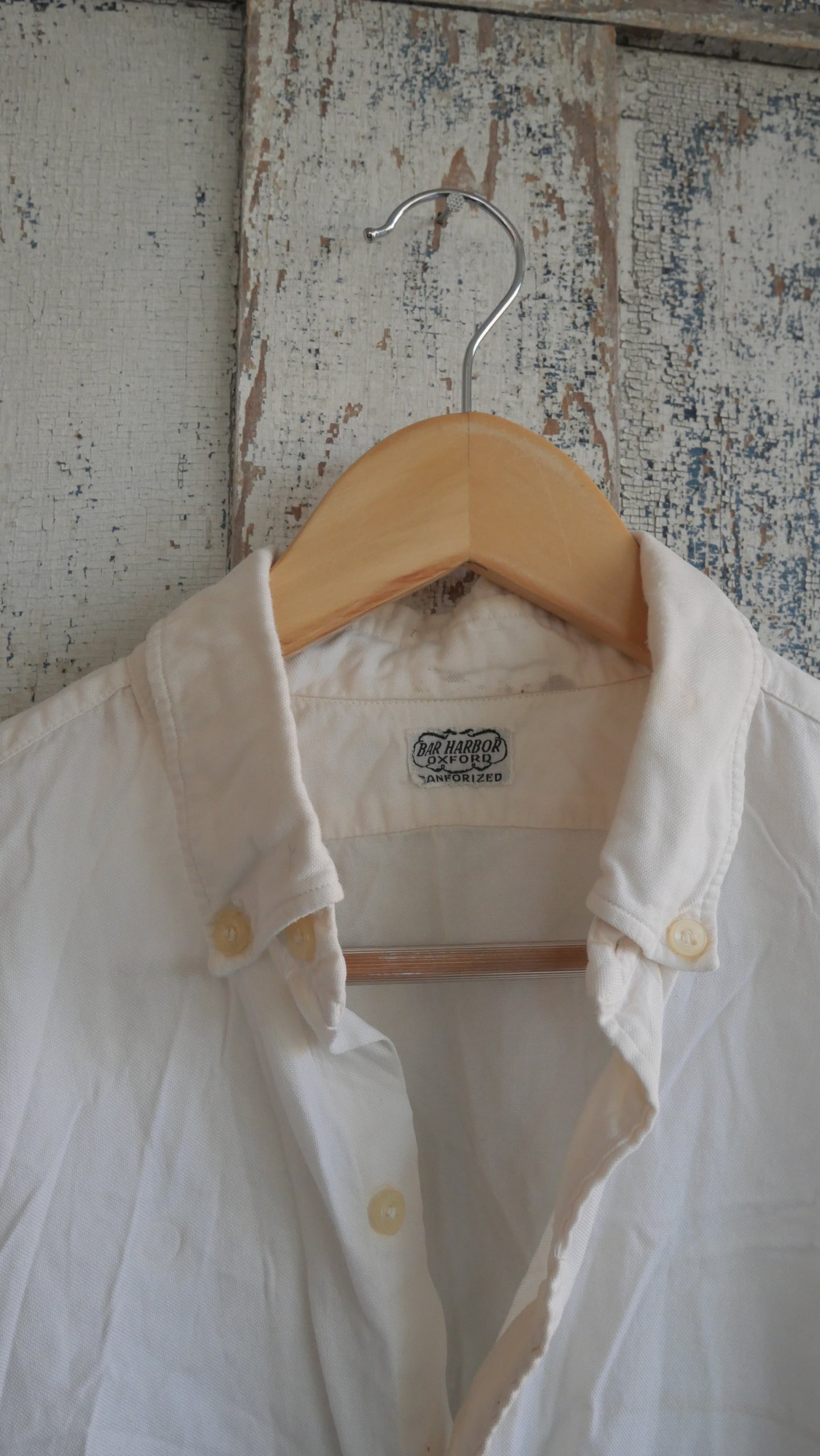 1950s Sanforized Oxford Shirt | L