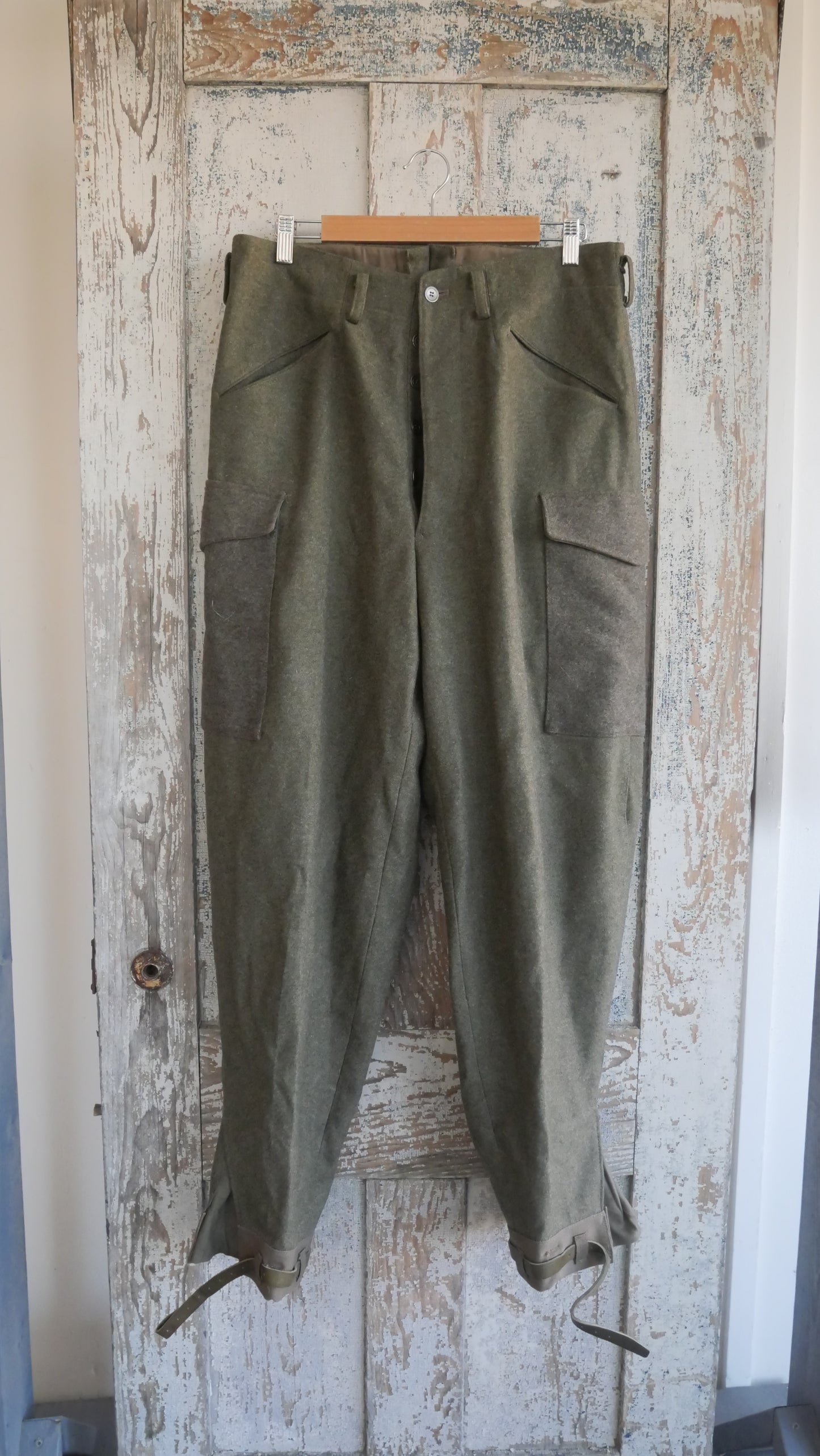 1970s Wool Cargo Pants | 33