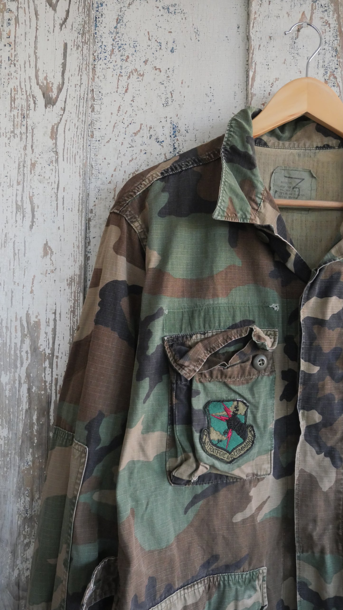 1980s Woodland Camo Chore Coat | L