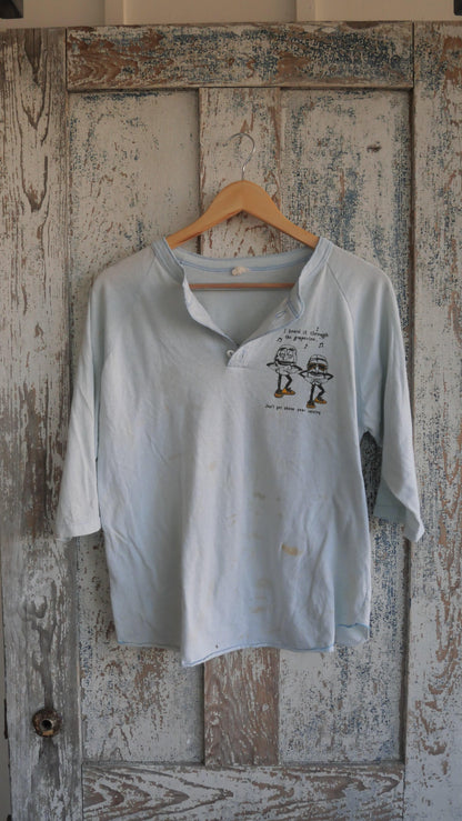 1970s Henley Shirt | L