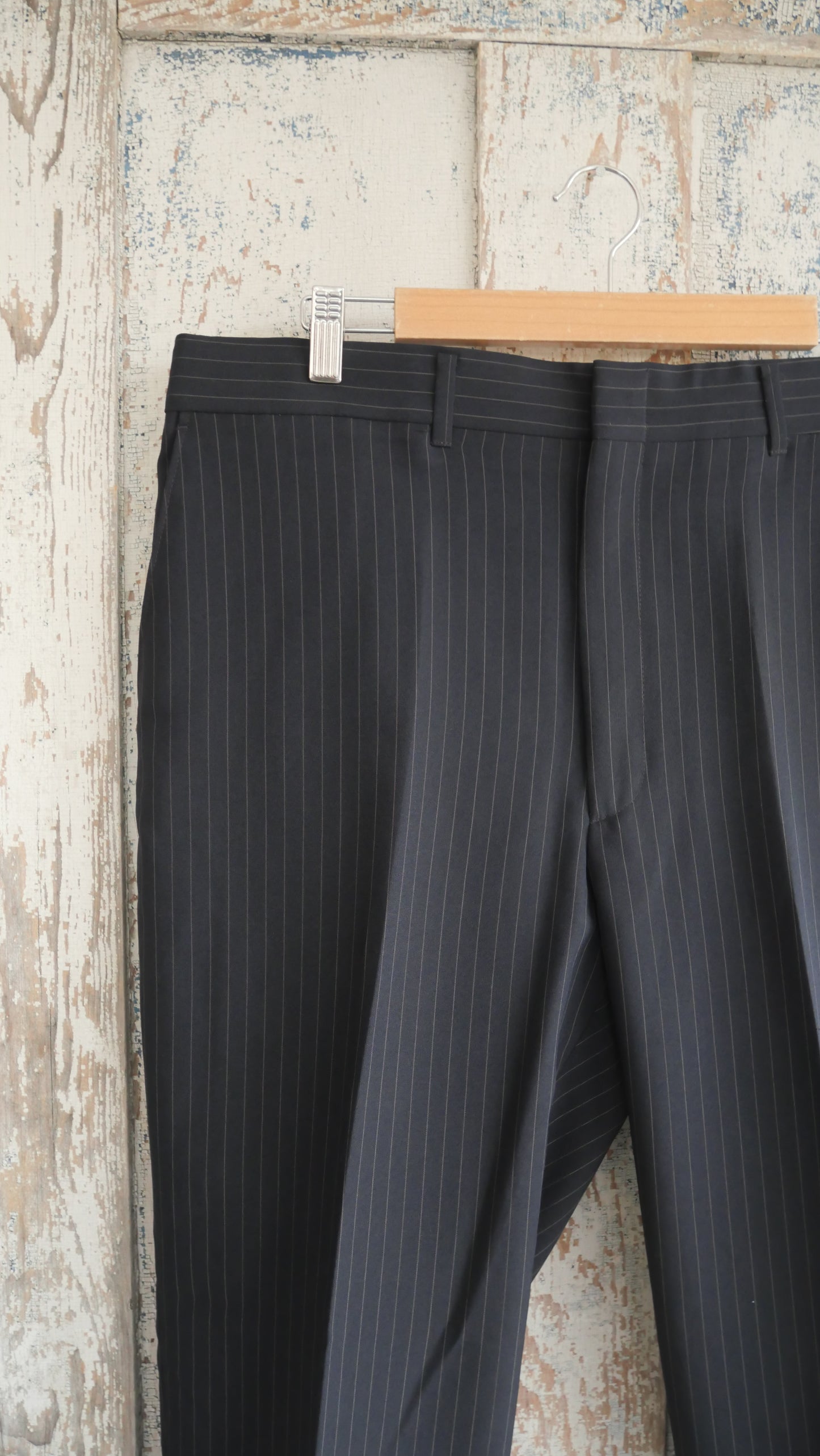 1990s Pin Stripe Slacks | 36