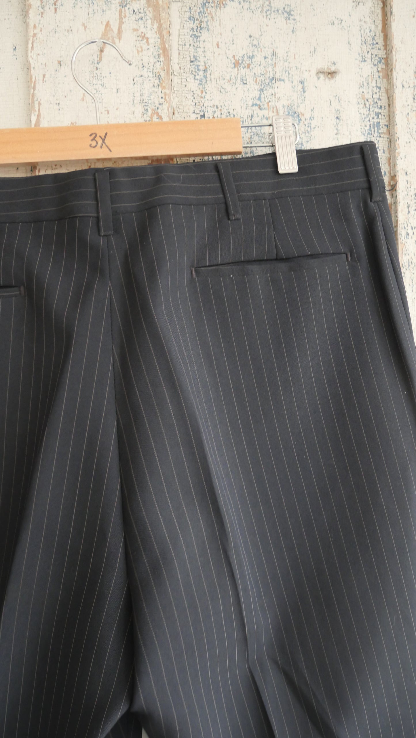 1990s Pin Stripe Slacks | 36