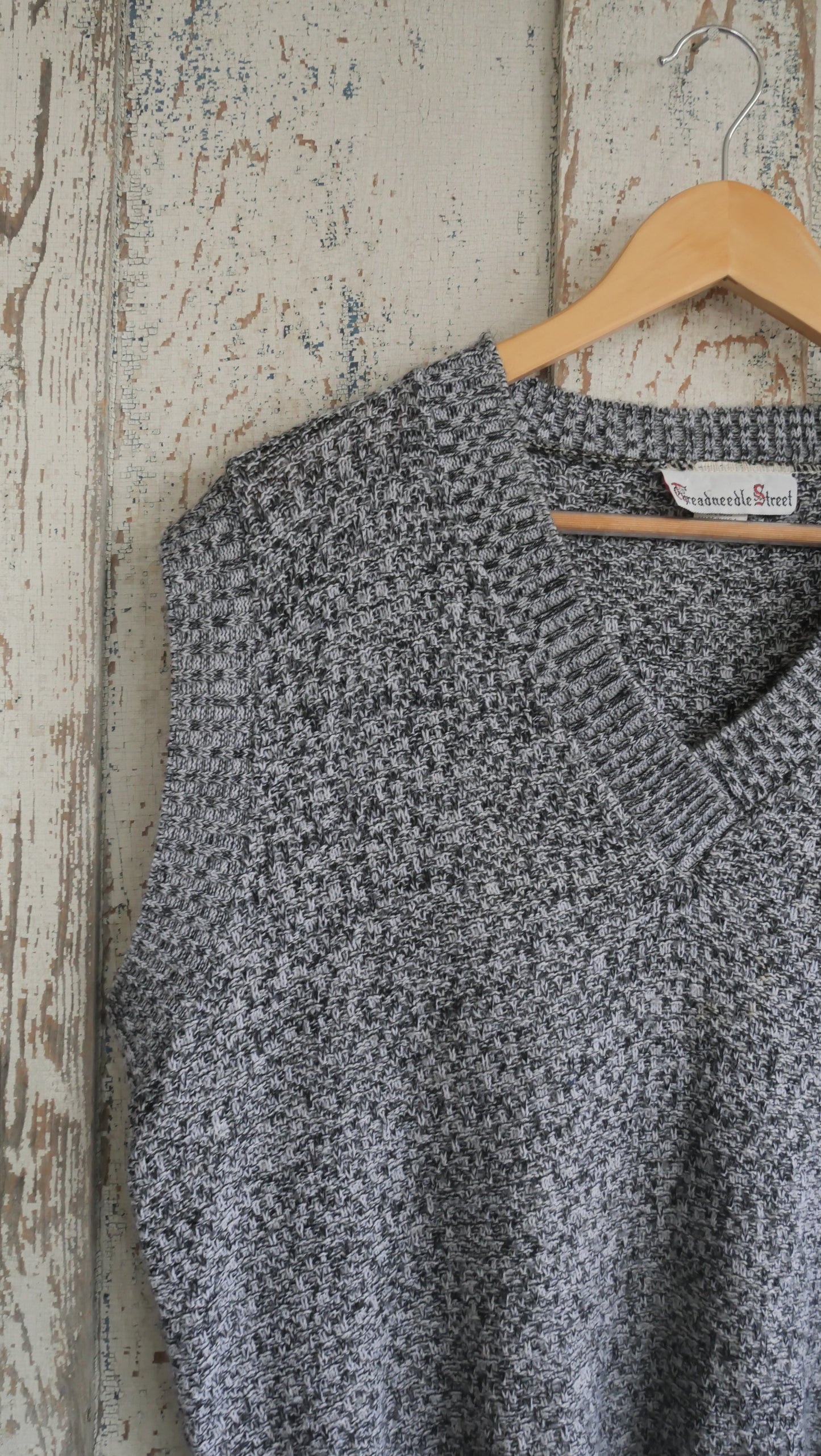 1980s Knit Sweater Vest | L