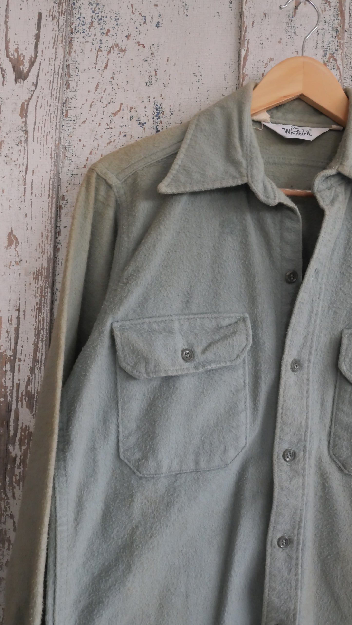 1970s Fuzzy Woolrich Shirt | L