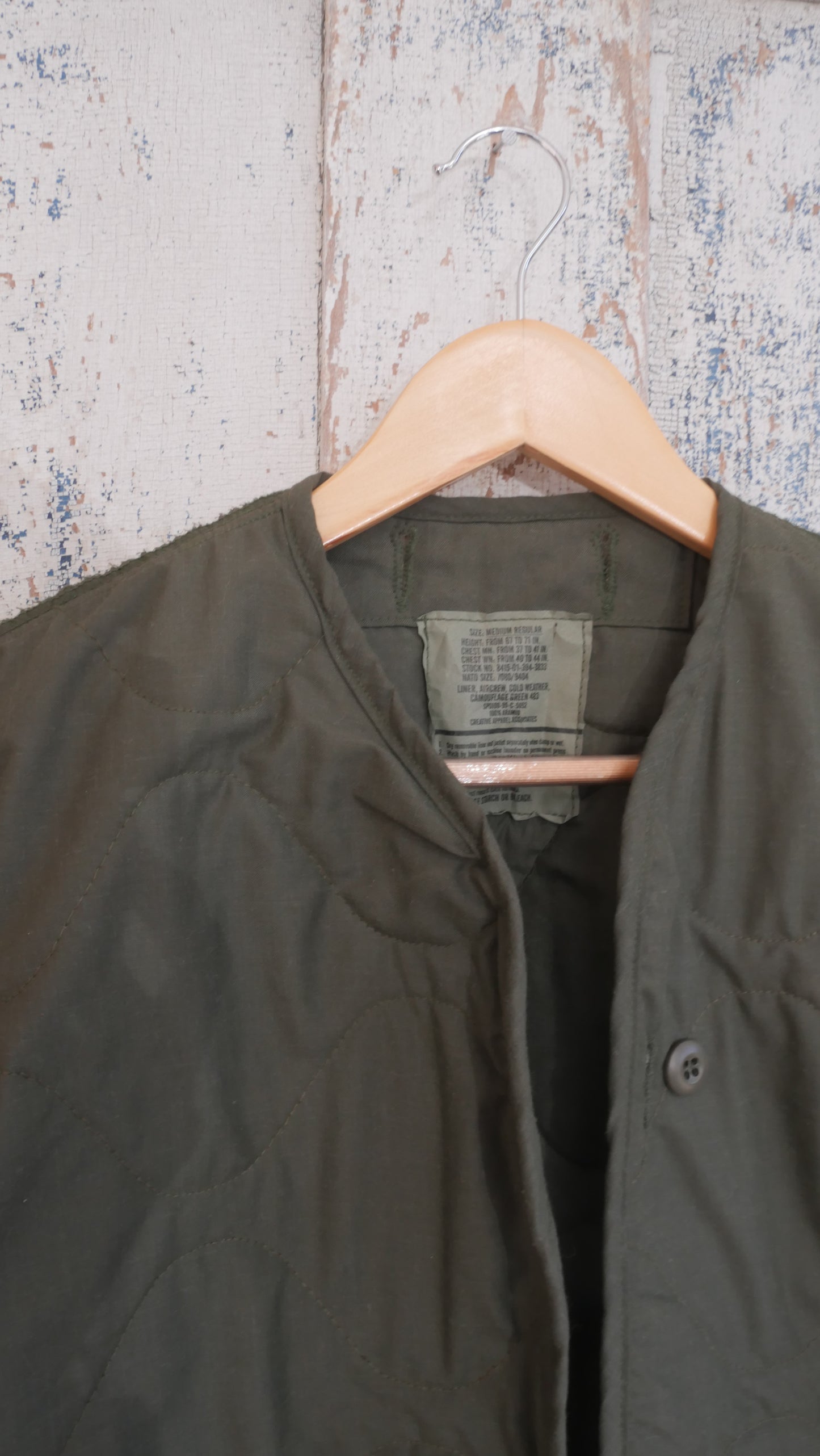 1980s Cotton Military Liner | L