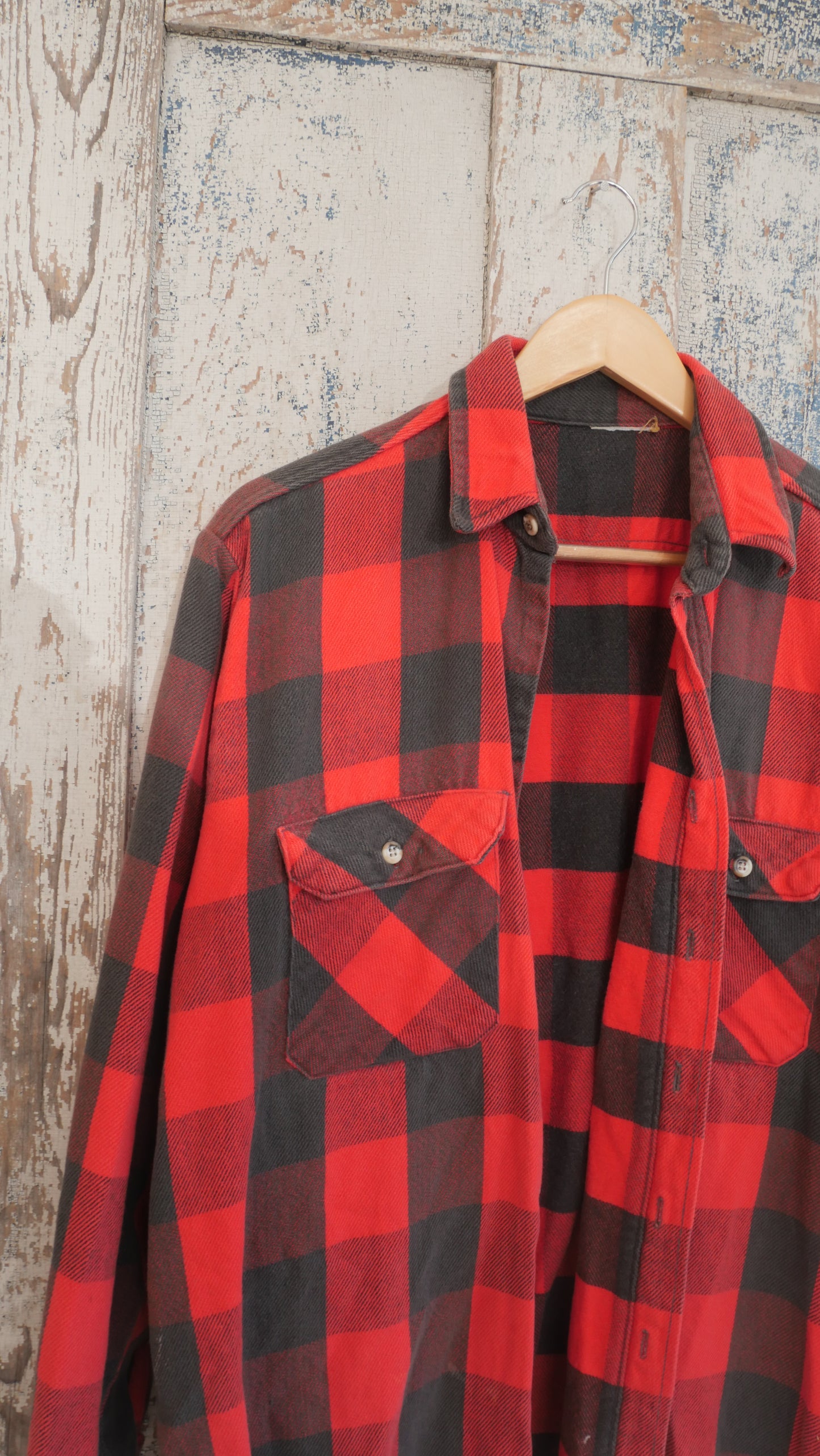 1980s Cotton Flannel | L