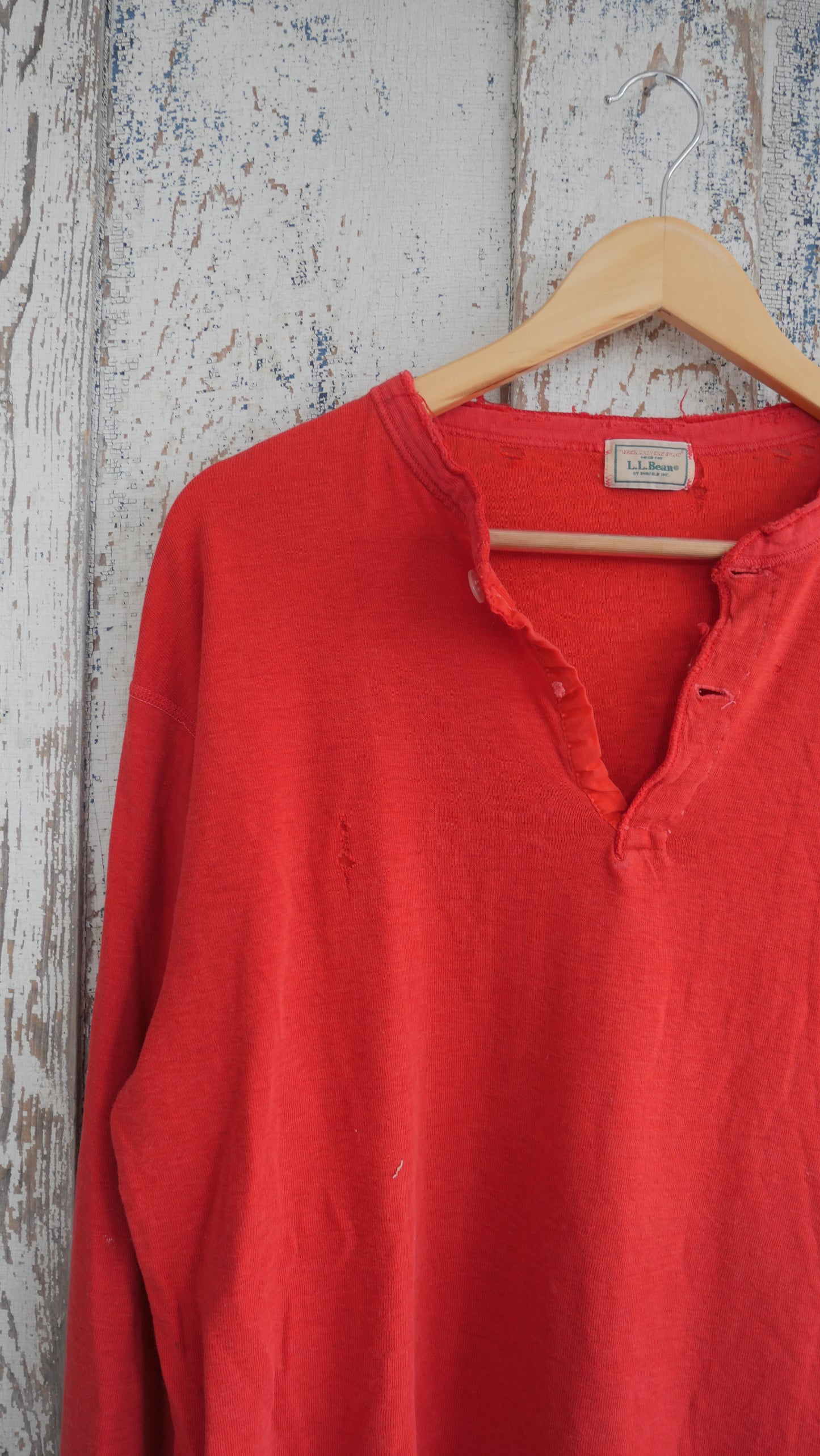 1970s Faded Red Harley Shirt | L