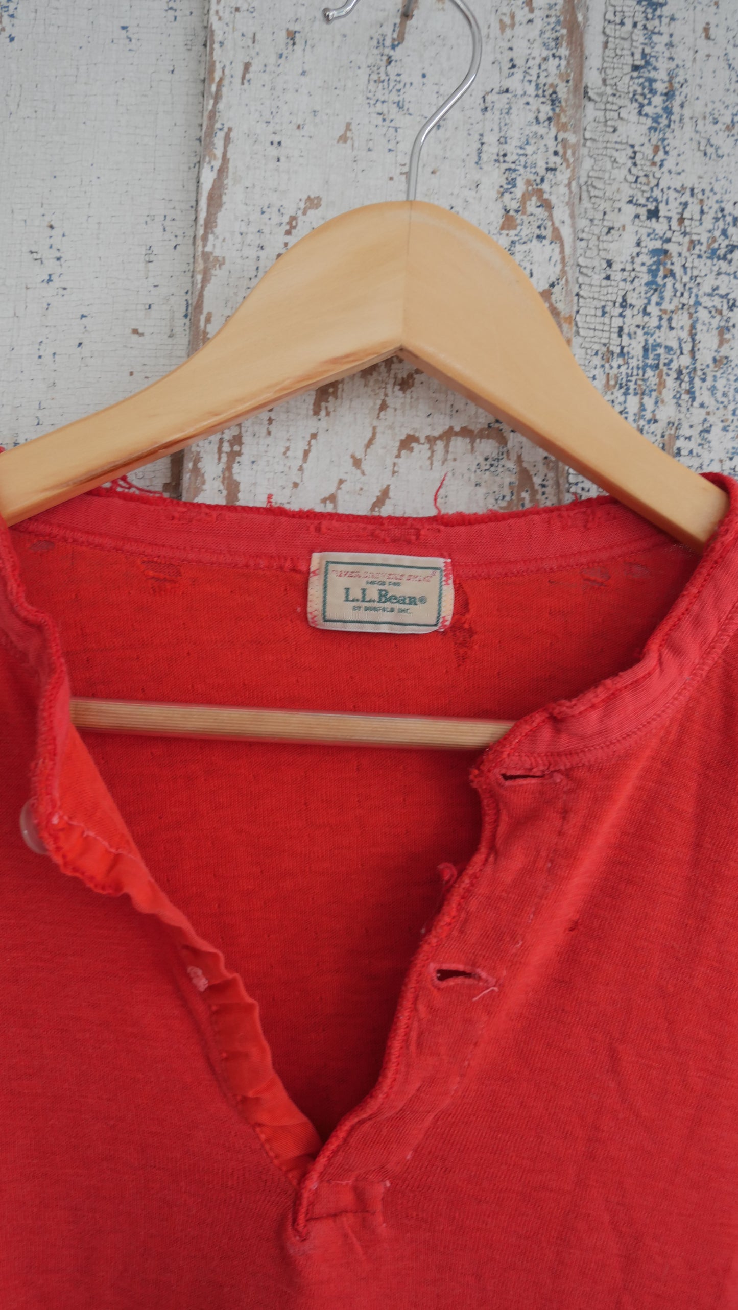 1970s Faded Red Harley Shirt | L