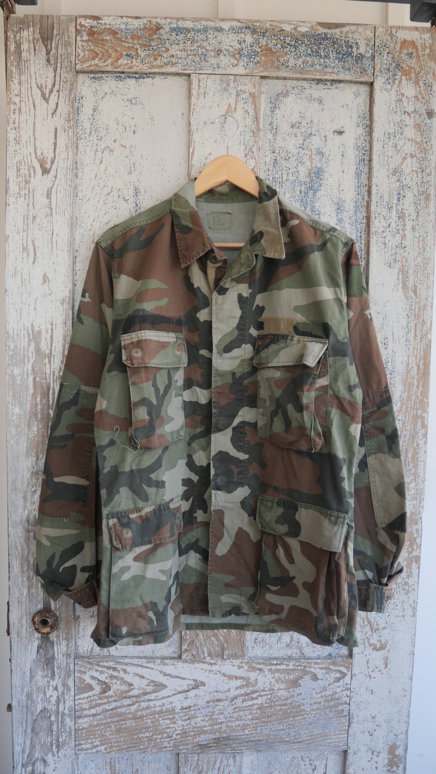 1980s Camo Chore Jacket | L