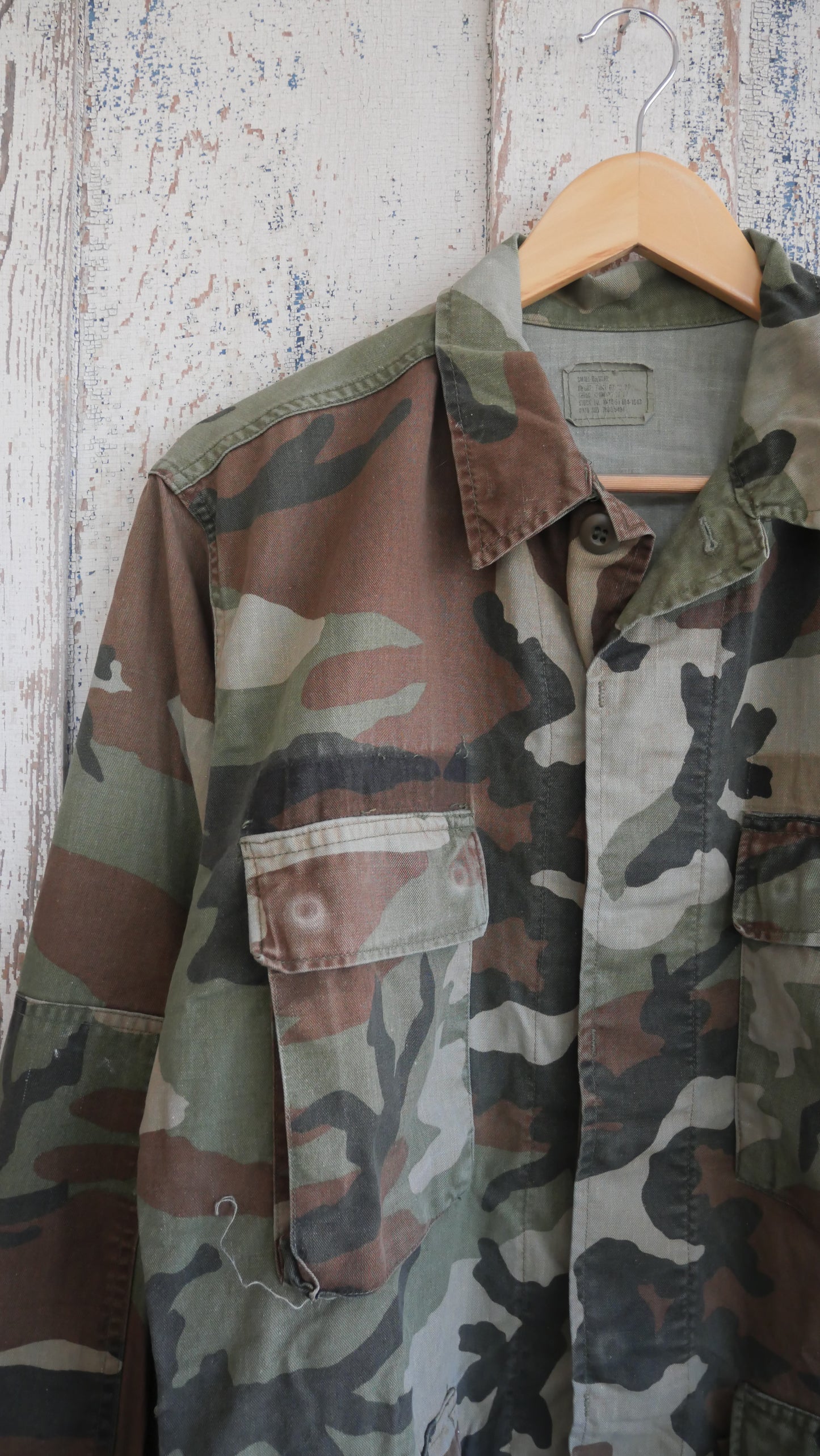 1980s Camo Chore Jacket | L