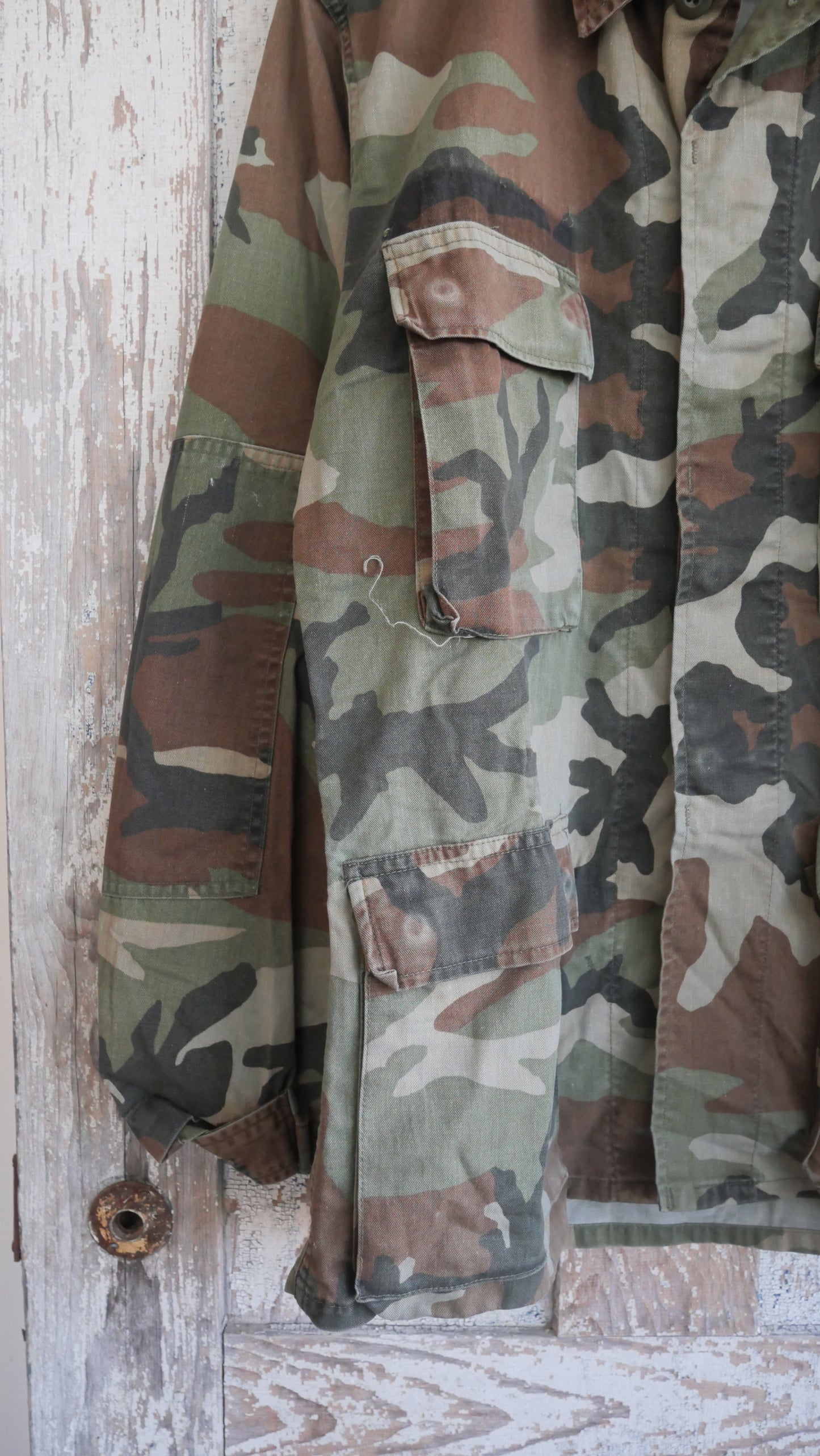 1980s Camo Chore Jacket | L