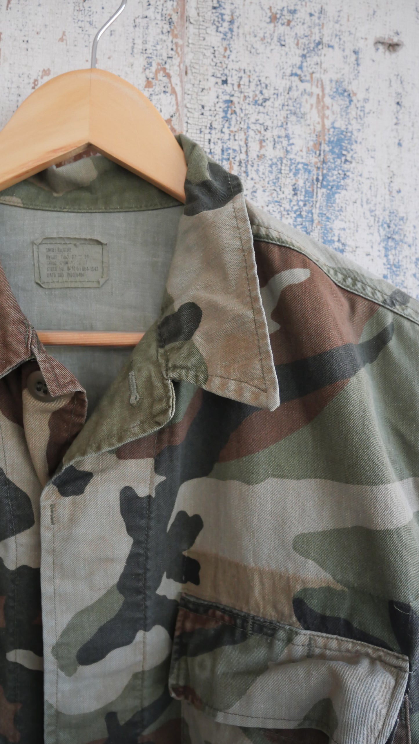 1980s Camo Chore Jacket | L