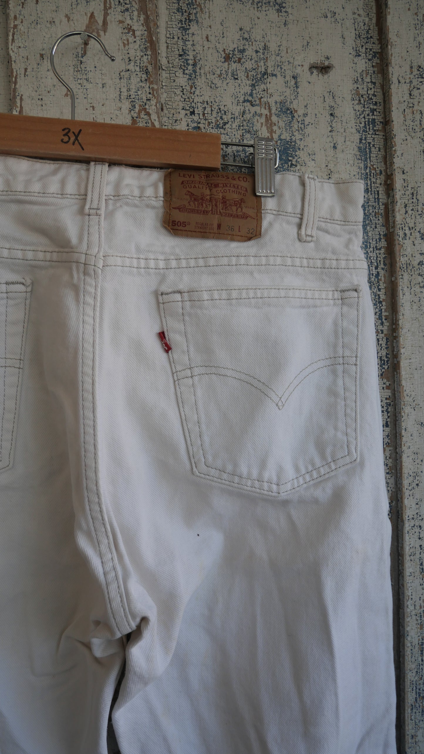 1990S Bleached Out 505 Levis | 36