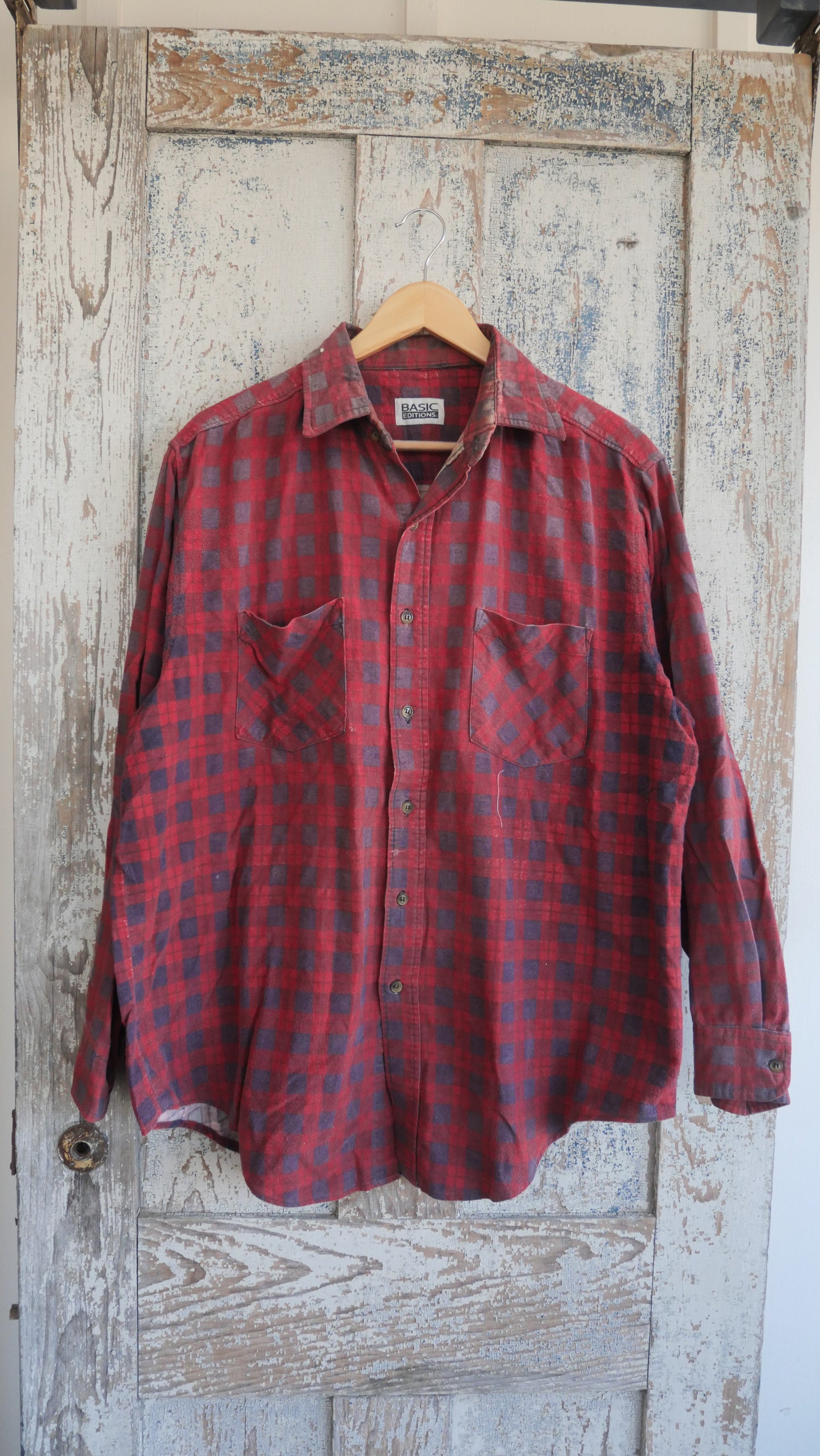 1980s Checkered Flannel | L