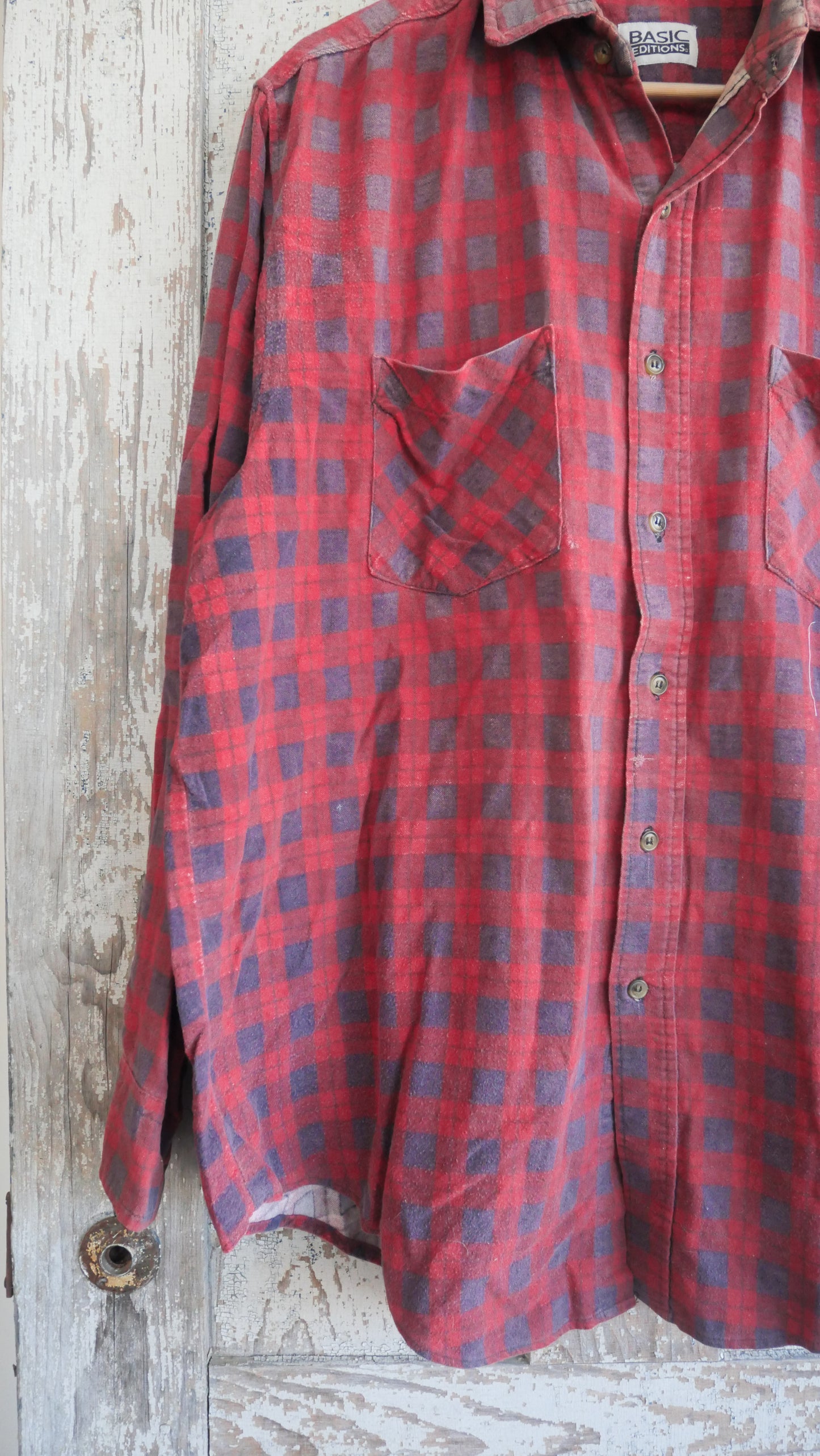 1980s Checkered Flannel | L