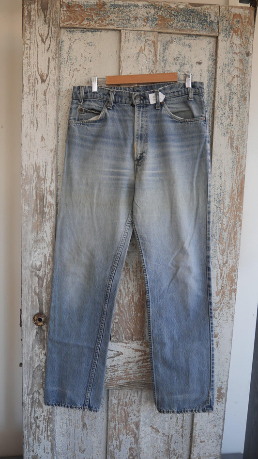 1980s Faded Straight Leg Levis | 35