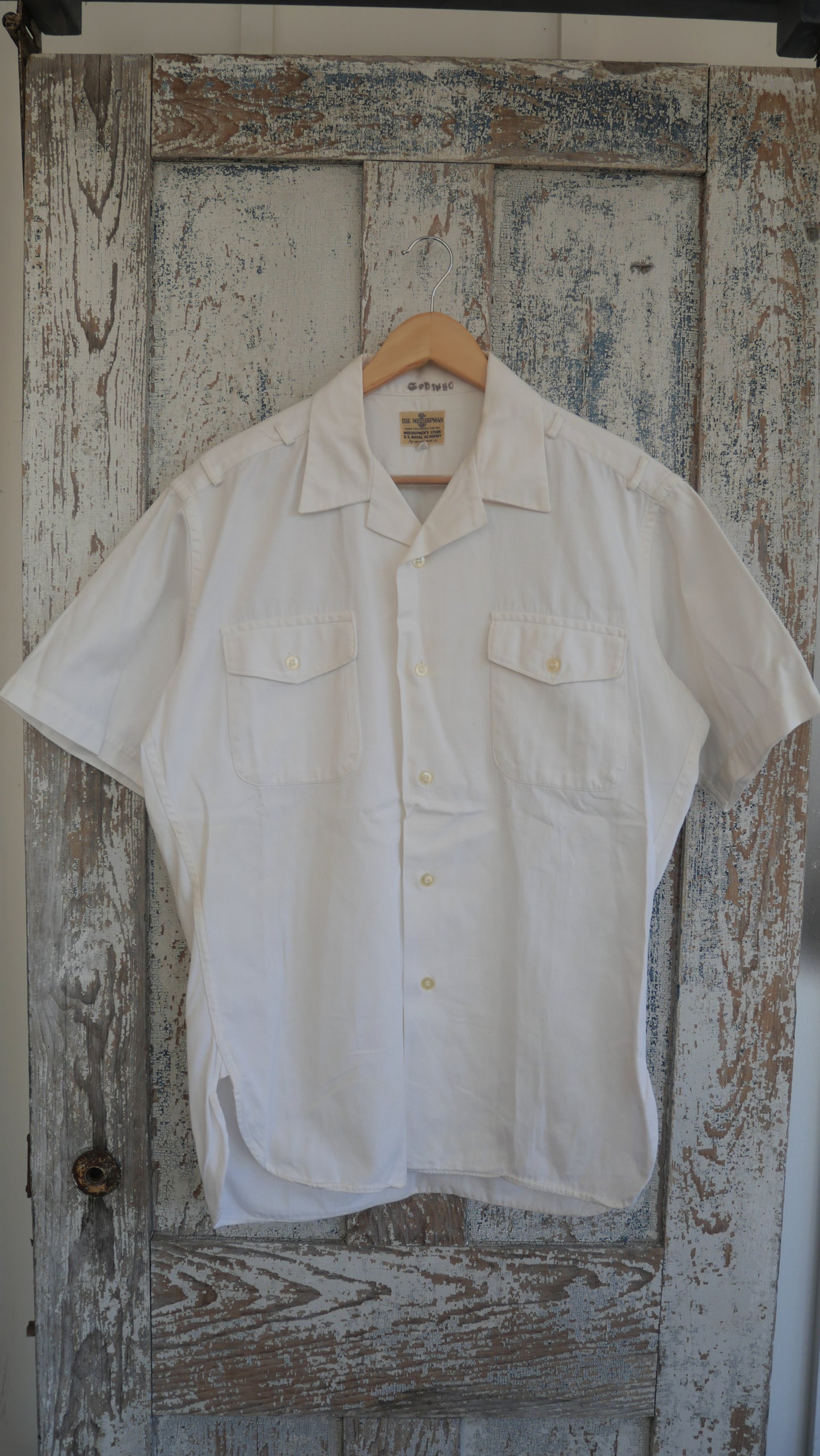 1970s Naval Button Up | L