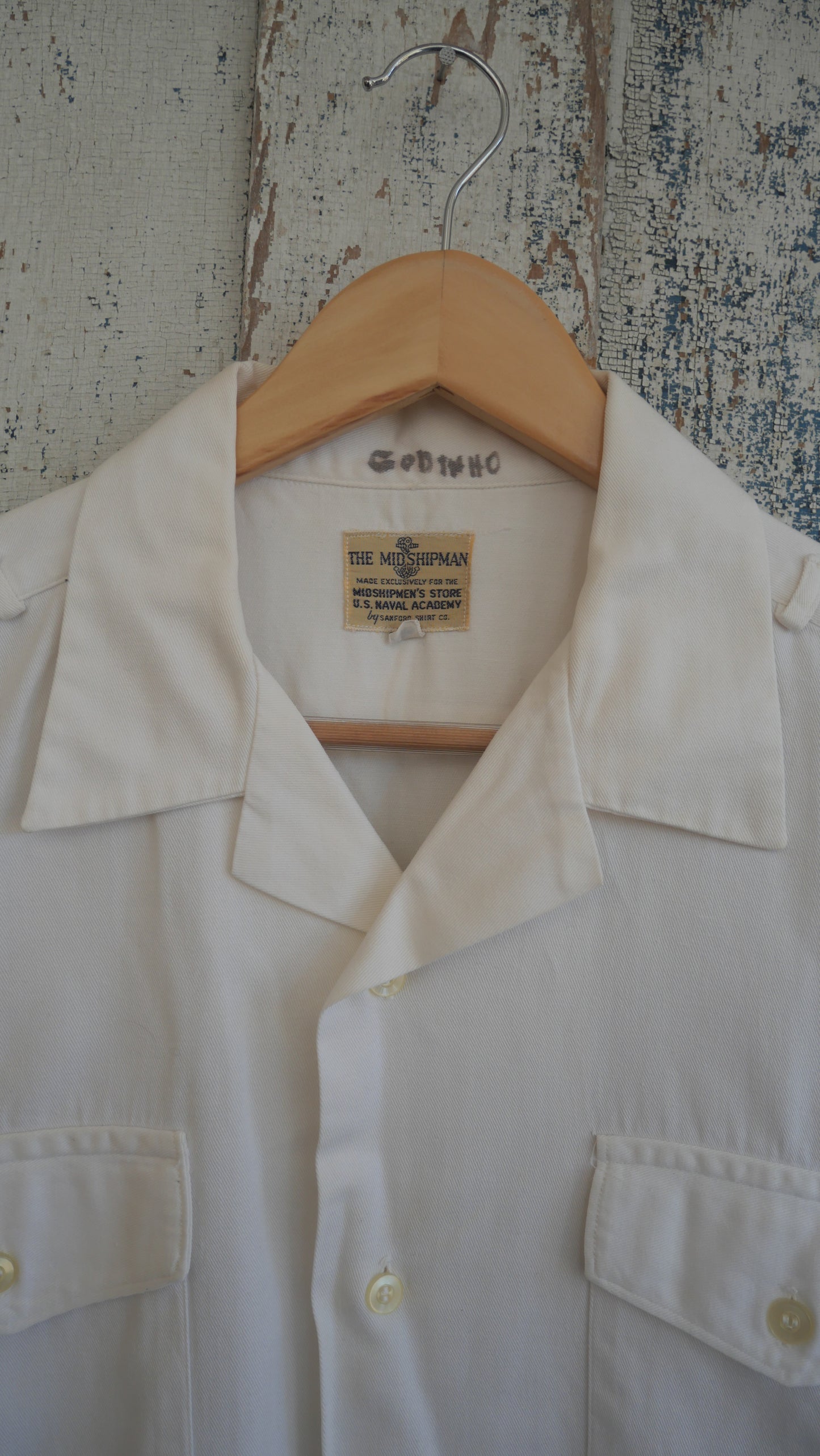 1970s Naval Button Up | L