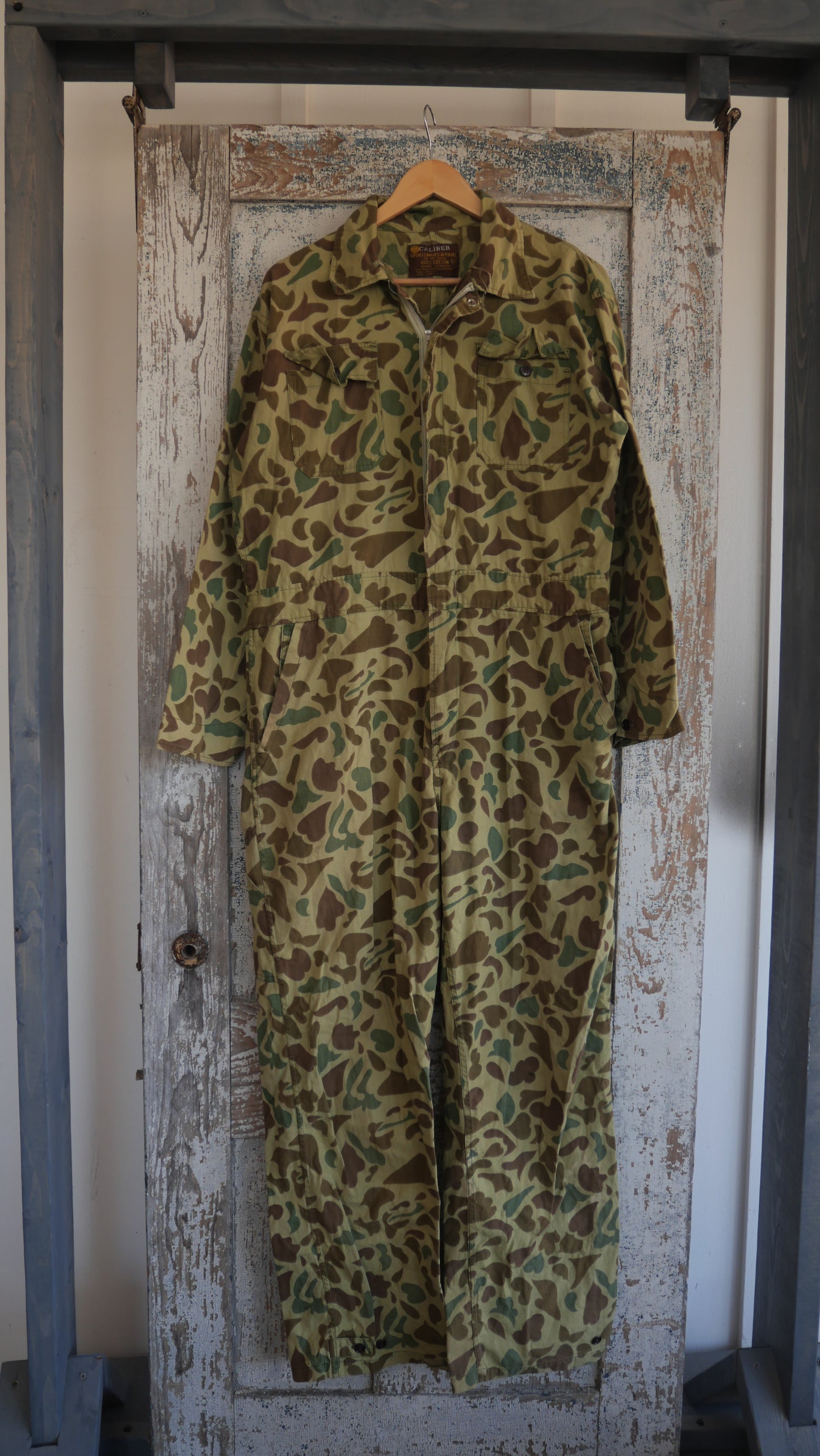 1970s Duck Camo Coveralls | L