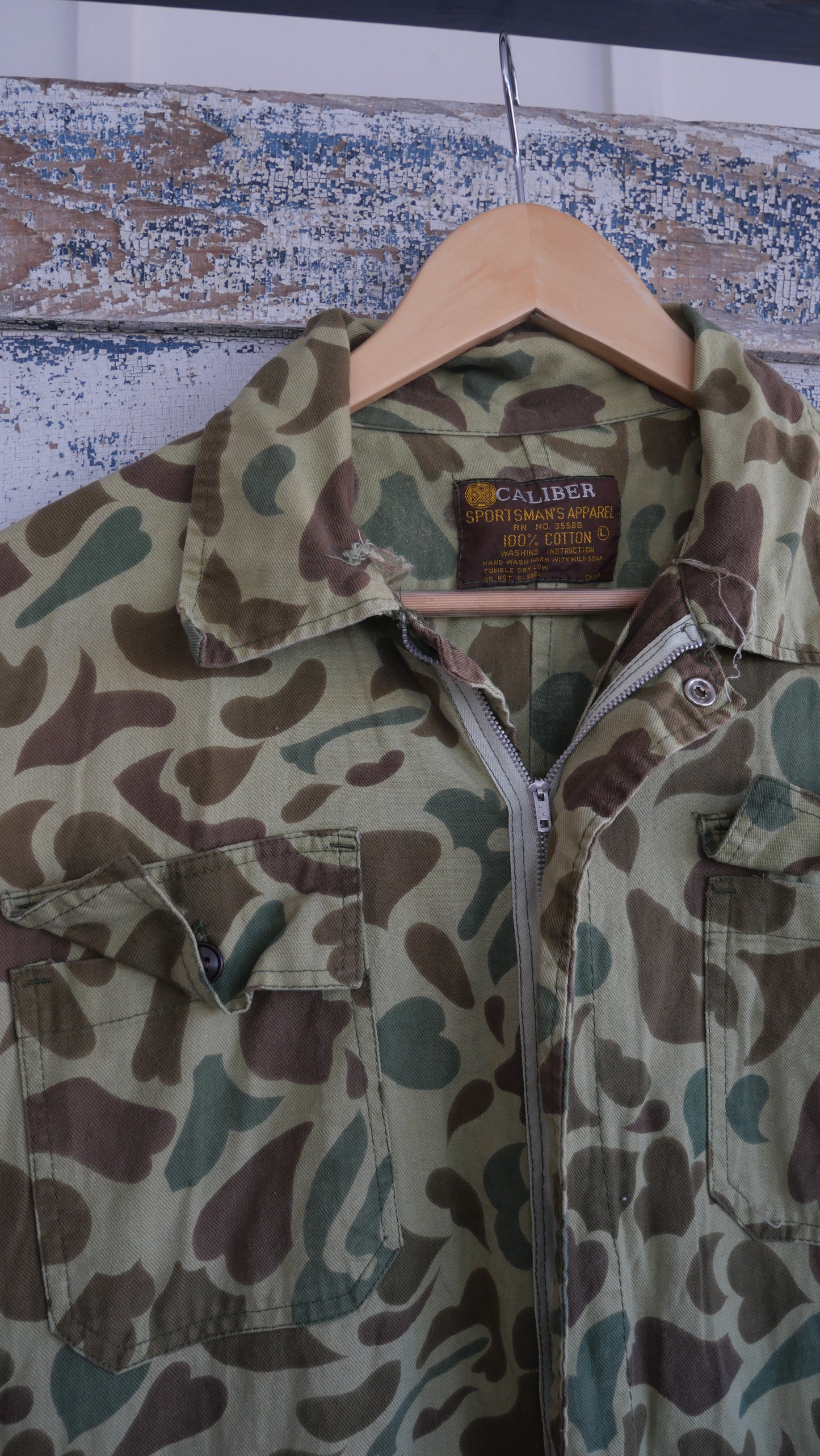 1970s Duck Camo Coveralls | L