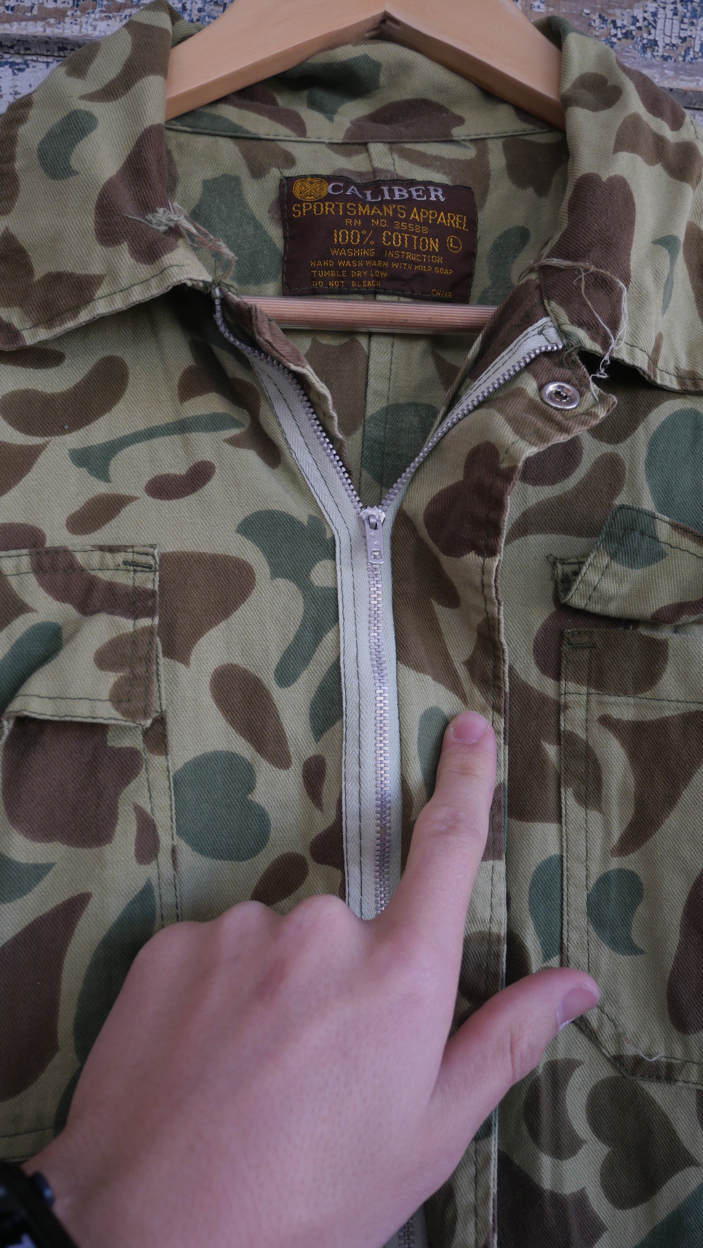 1970s Duck Camo Coveralls | L