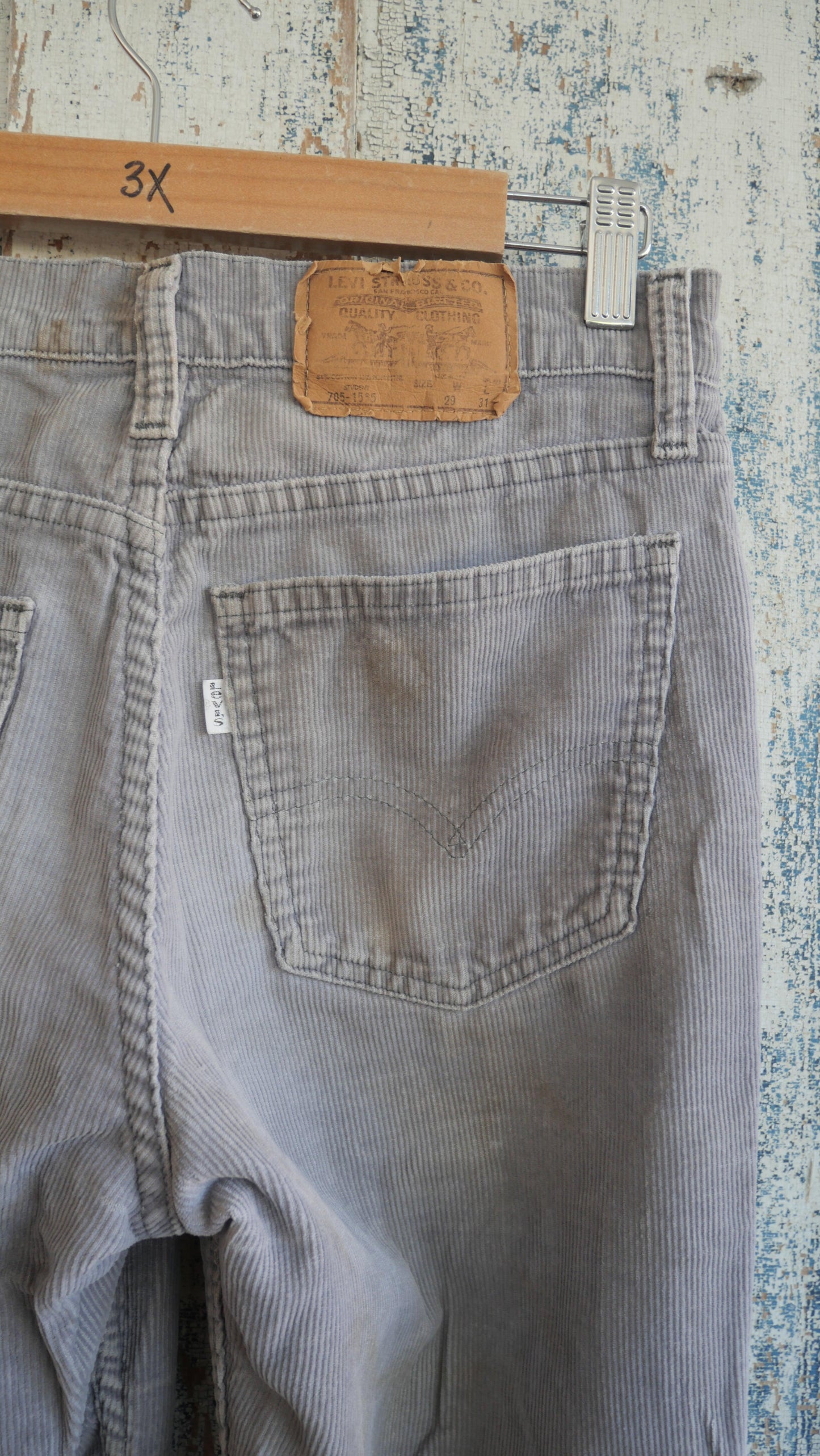 1980s Corduroy Slim Levi's | 28