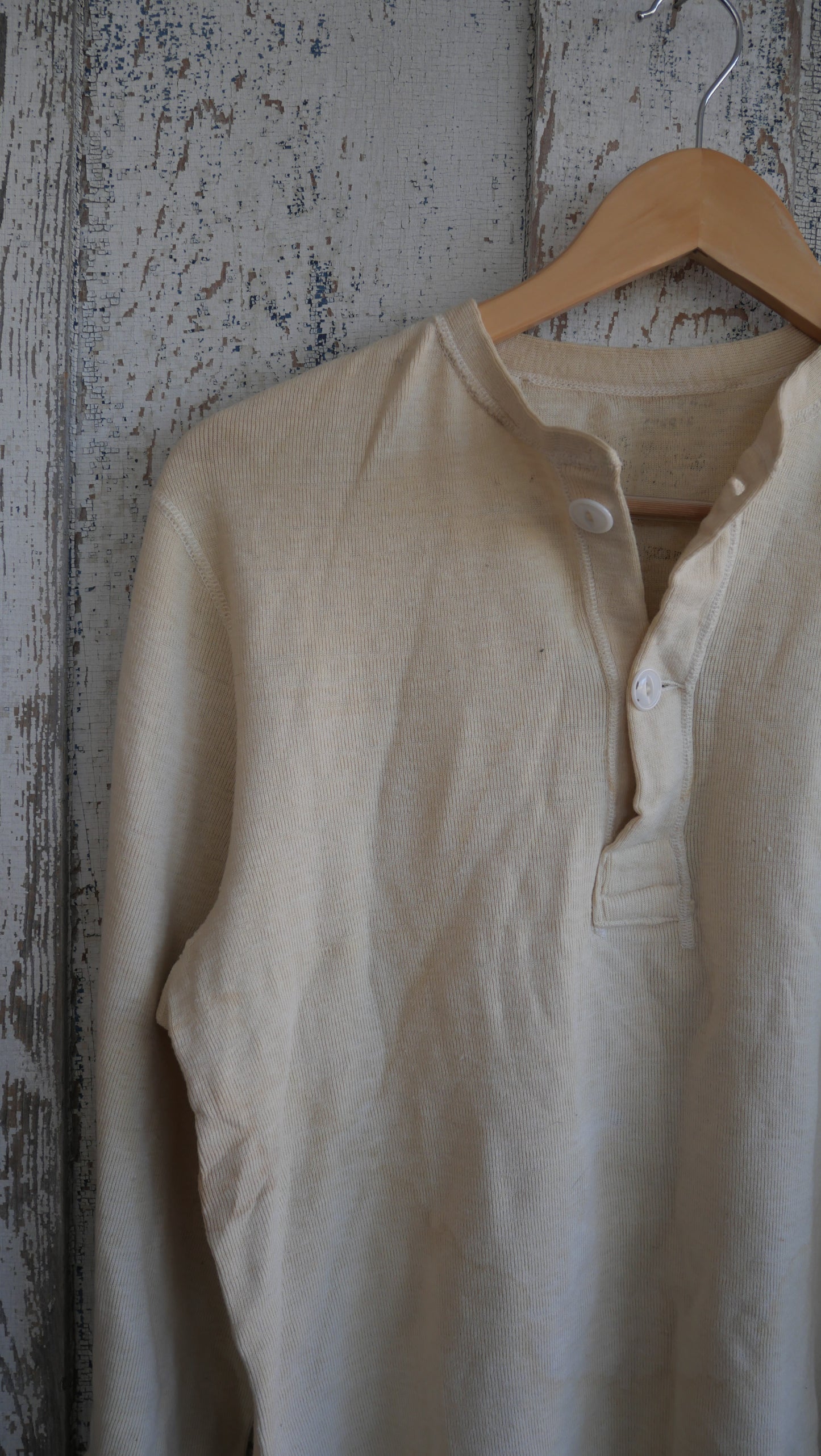 1960s Knit Henley | M